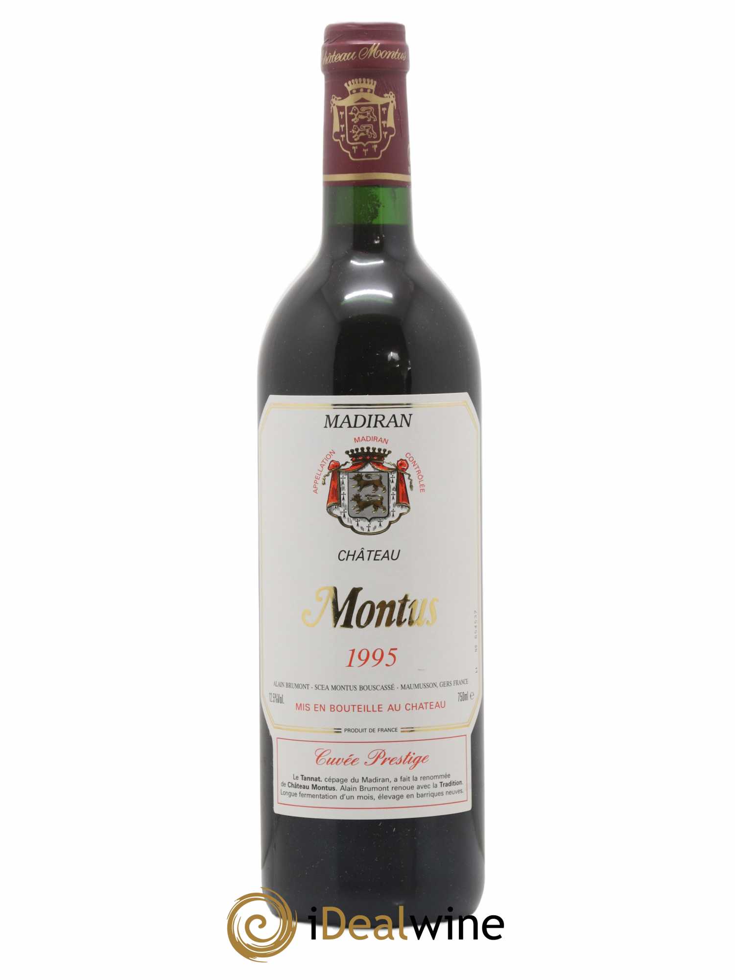 Madiran Château Montus-Prestige Alain Brumont Cuvée Prestige 1995 - Lot de 1 bouteille - 0