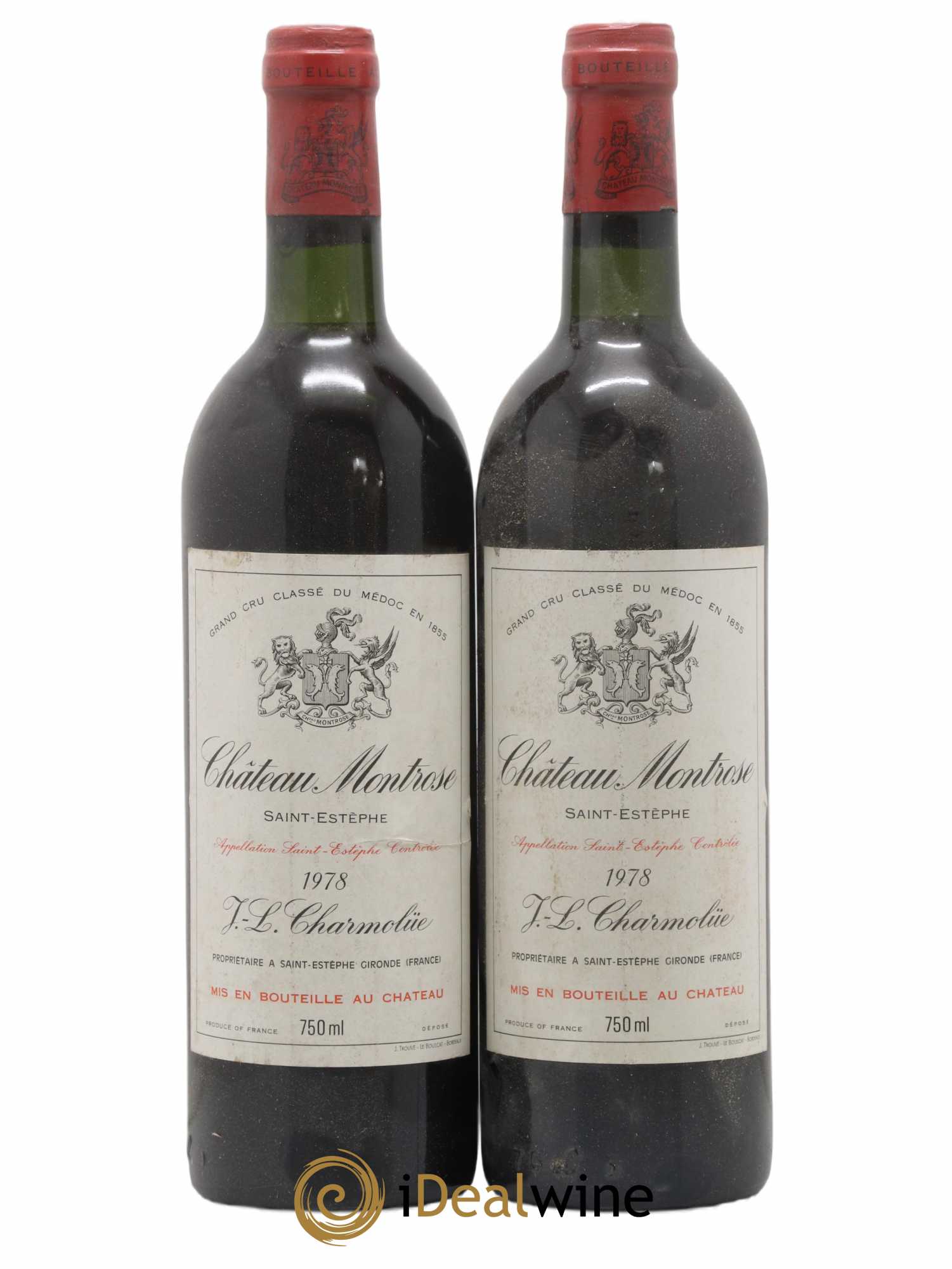 Château Montrose 2ème Grand Cru Classé 1978 - Lot de 2 bouteilles - 0