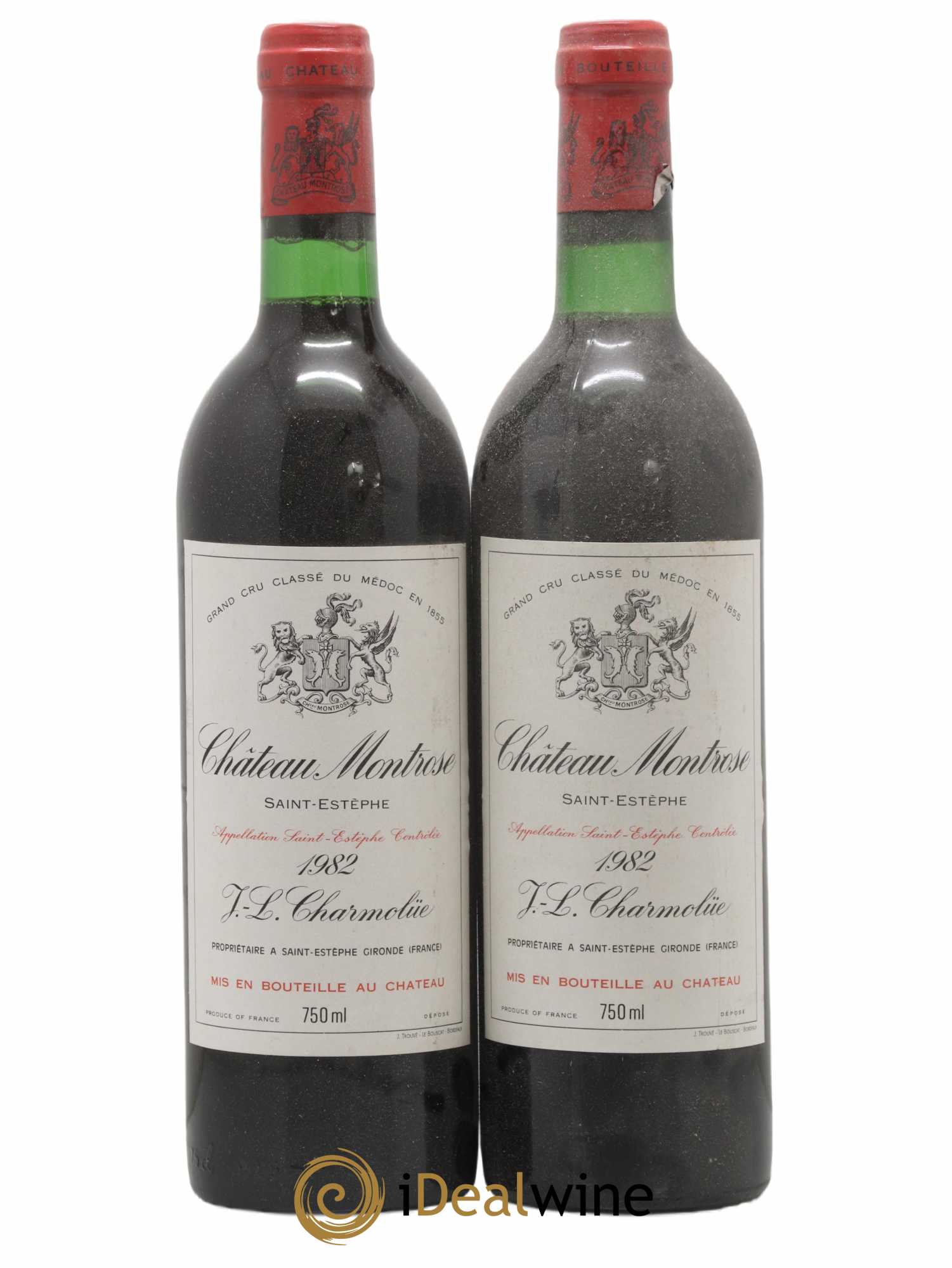 Château Montrose 2ème Grand Cru Classé 1982 - Lot de 2 bouteilles - 0