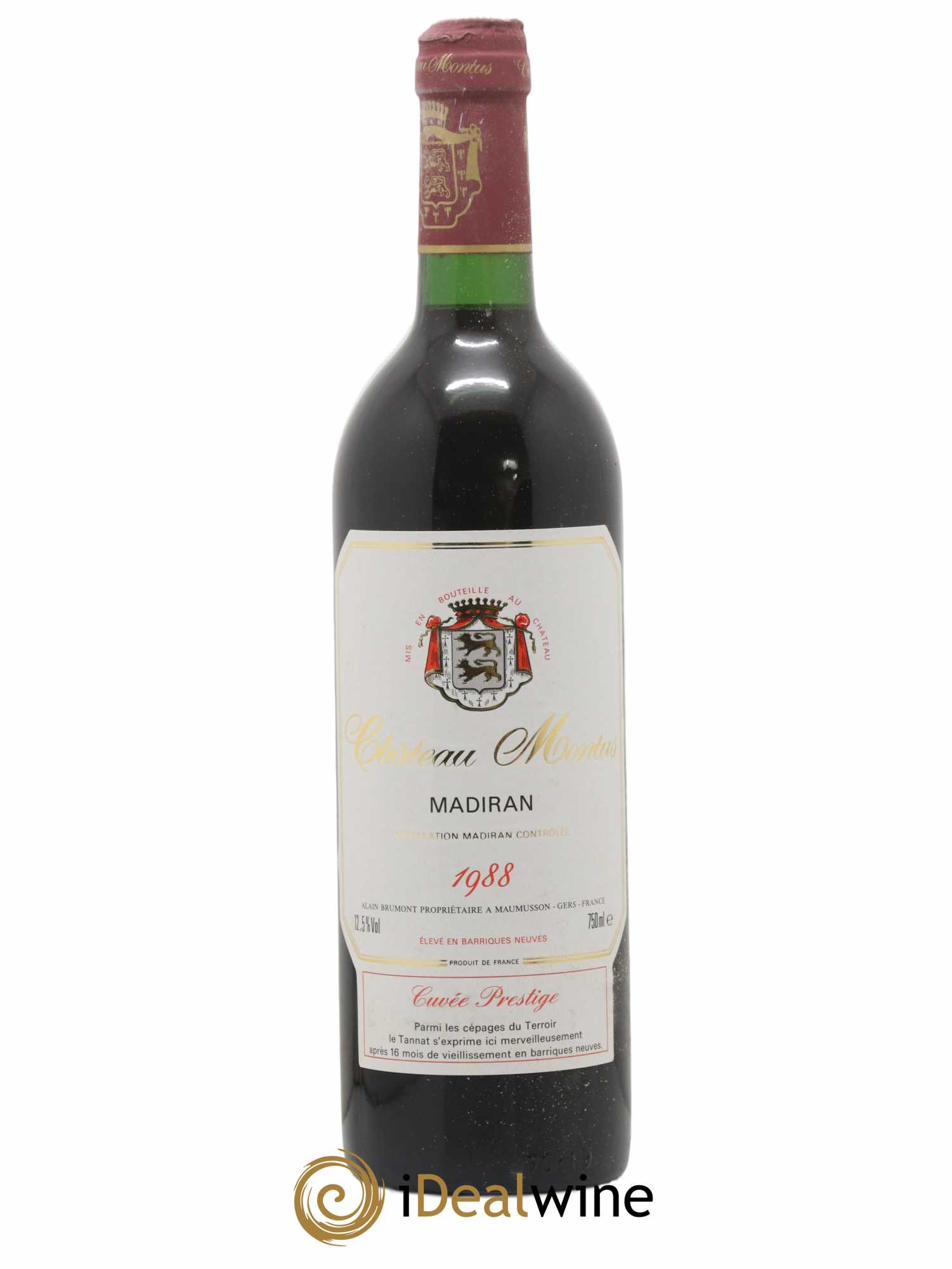 Madiran Château Montus Alain Brumont Cuvée Prestige 1988 - Lot de 1 bouteille - 0