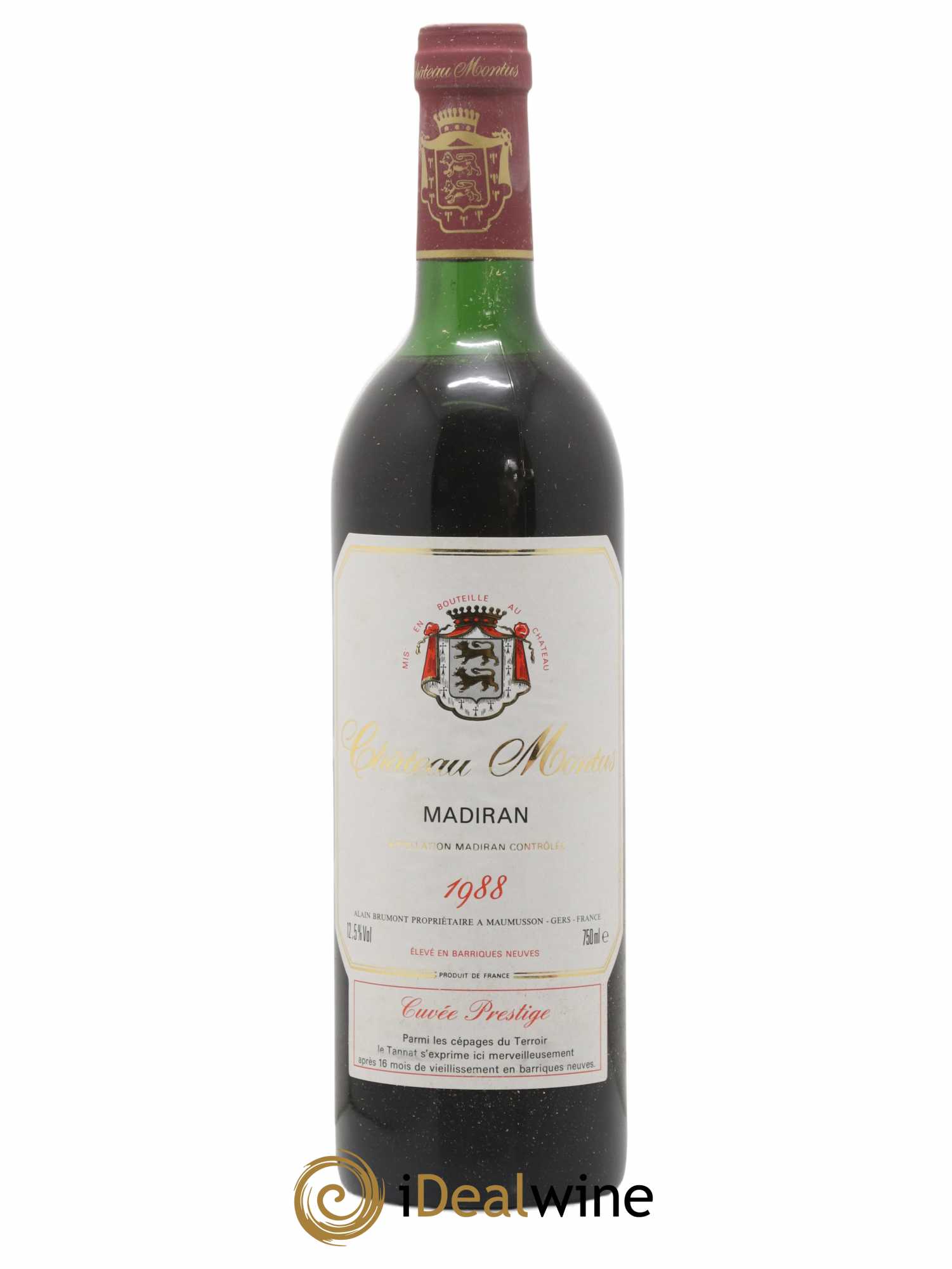 Madiran Château Montus Alain Brumont Cuvée Prestige 1988 - Lot de 1 bouteille - 0