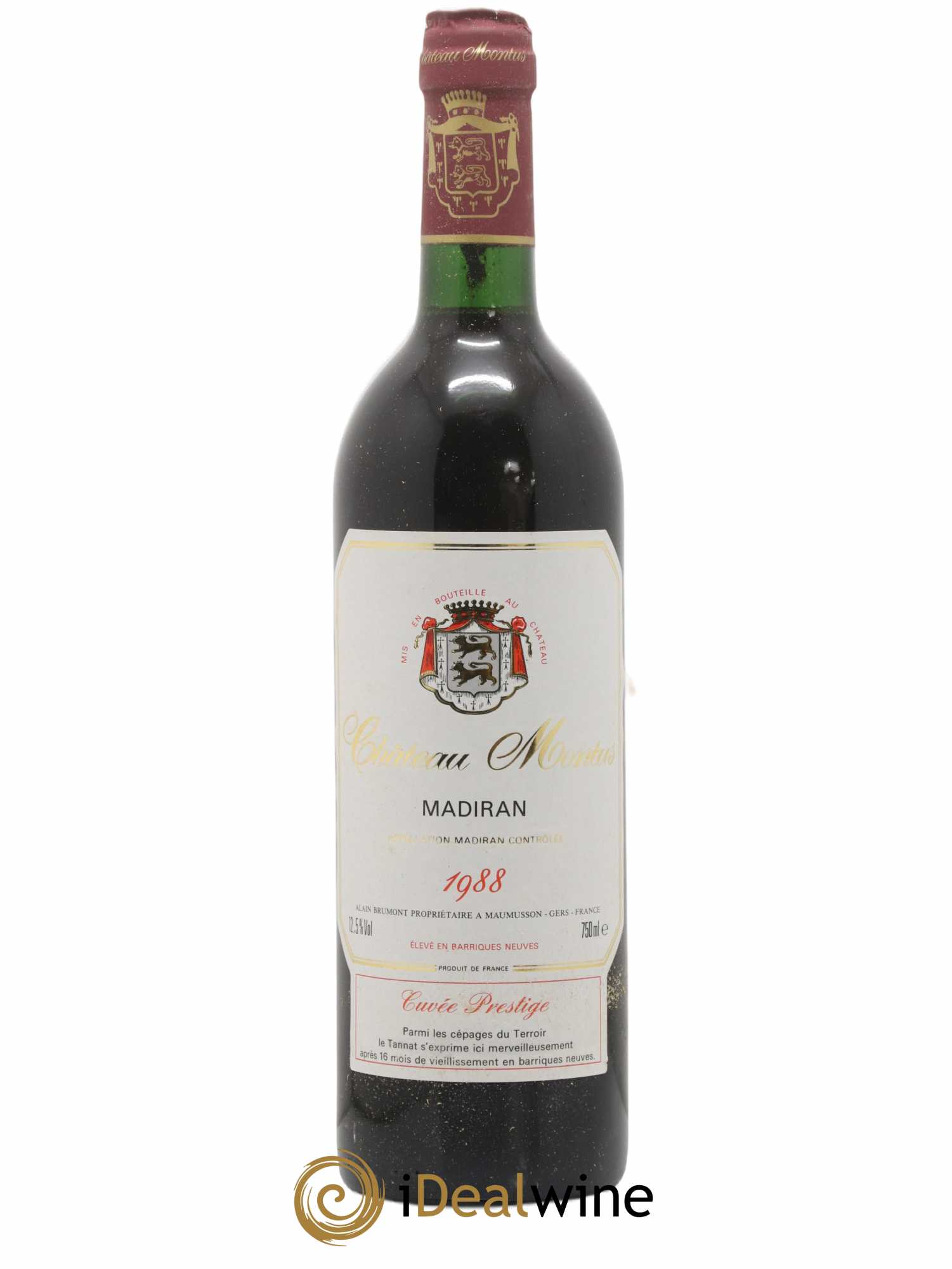 Madiran Château Montus Alain Brumont Cuvée Prestige 1988 - Lot de 1 bouteille - 0