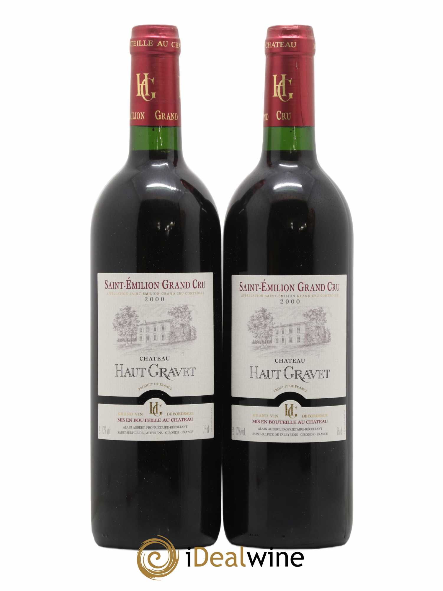 Saint-Émilion Grand Cru Haut Gravet 2000 - Posten von 2 Flaschen - 0