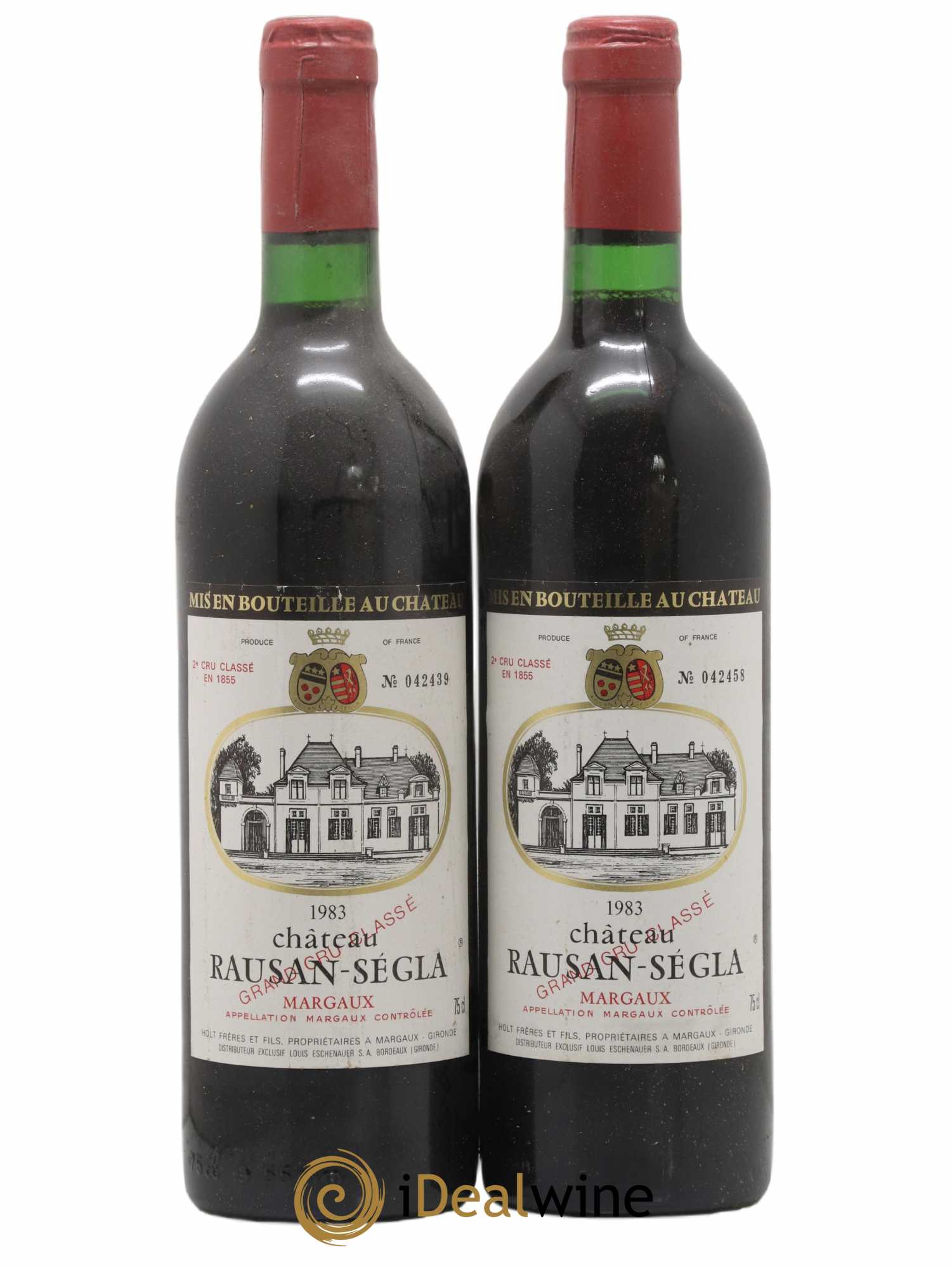 Château Rauzan Ségla Grand Cru Classé 1983 - Lot de 2 bouteilles - 0