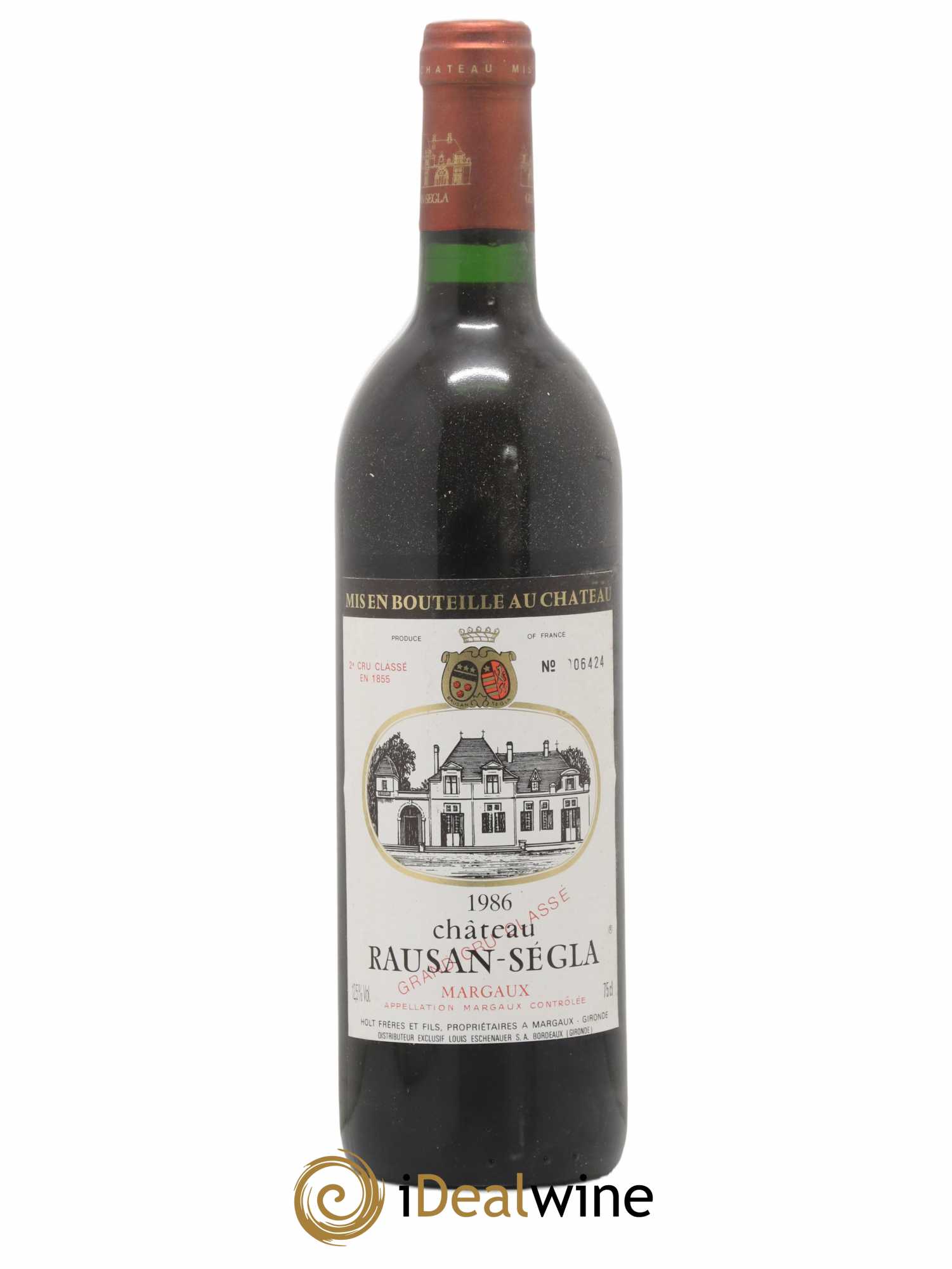Château Rauzan Ségla Grand Cru Classé 1986 - Lot de 1 bouteille - 0