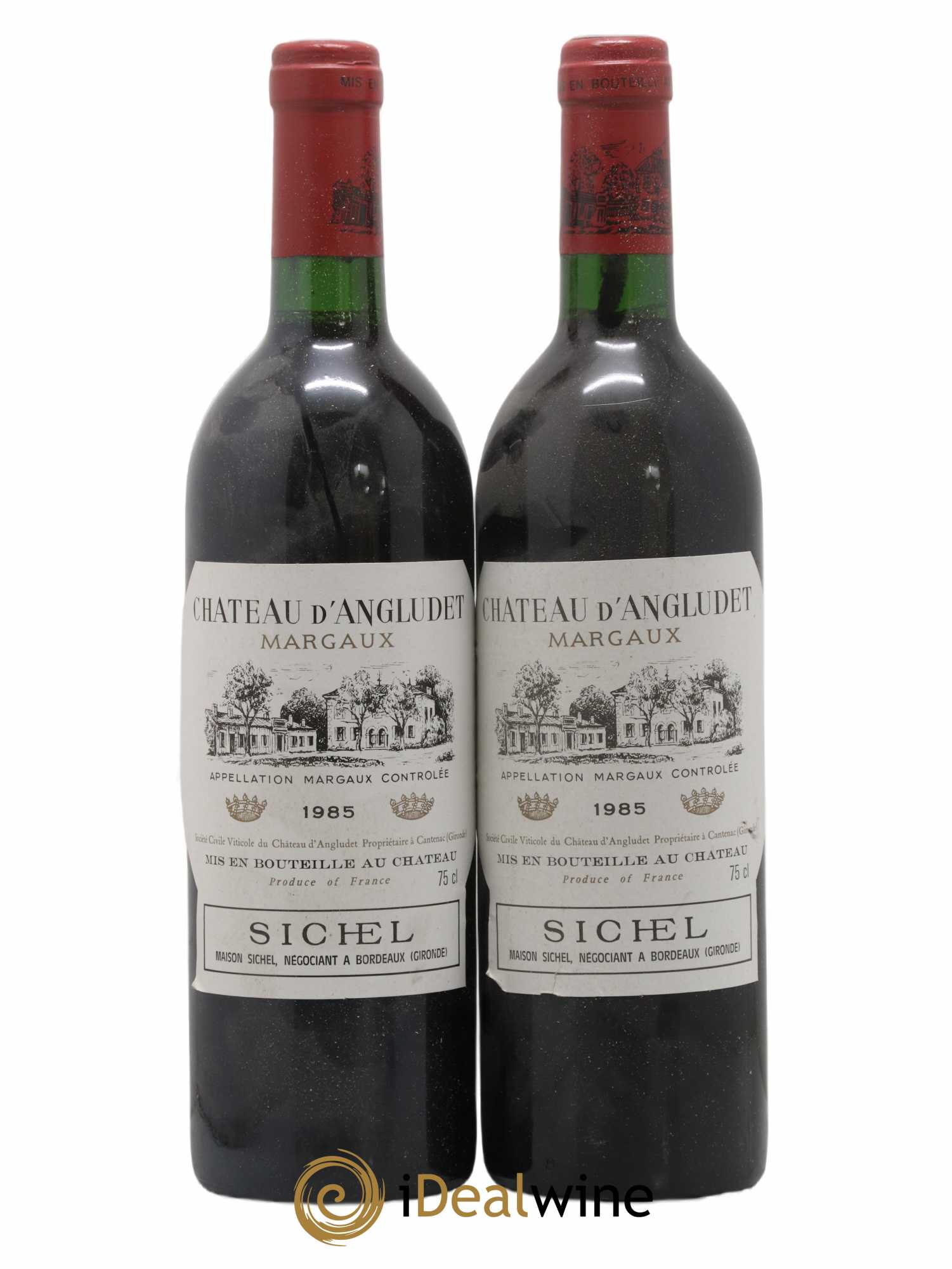 Château d' Angludet Cru Bourgeois 1985 - Lot de 2 bouteilles - 0