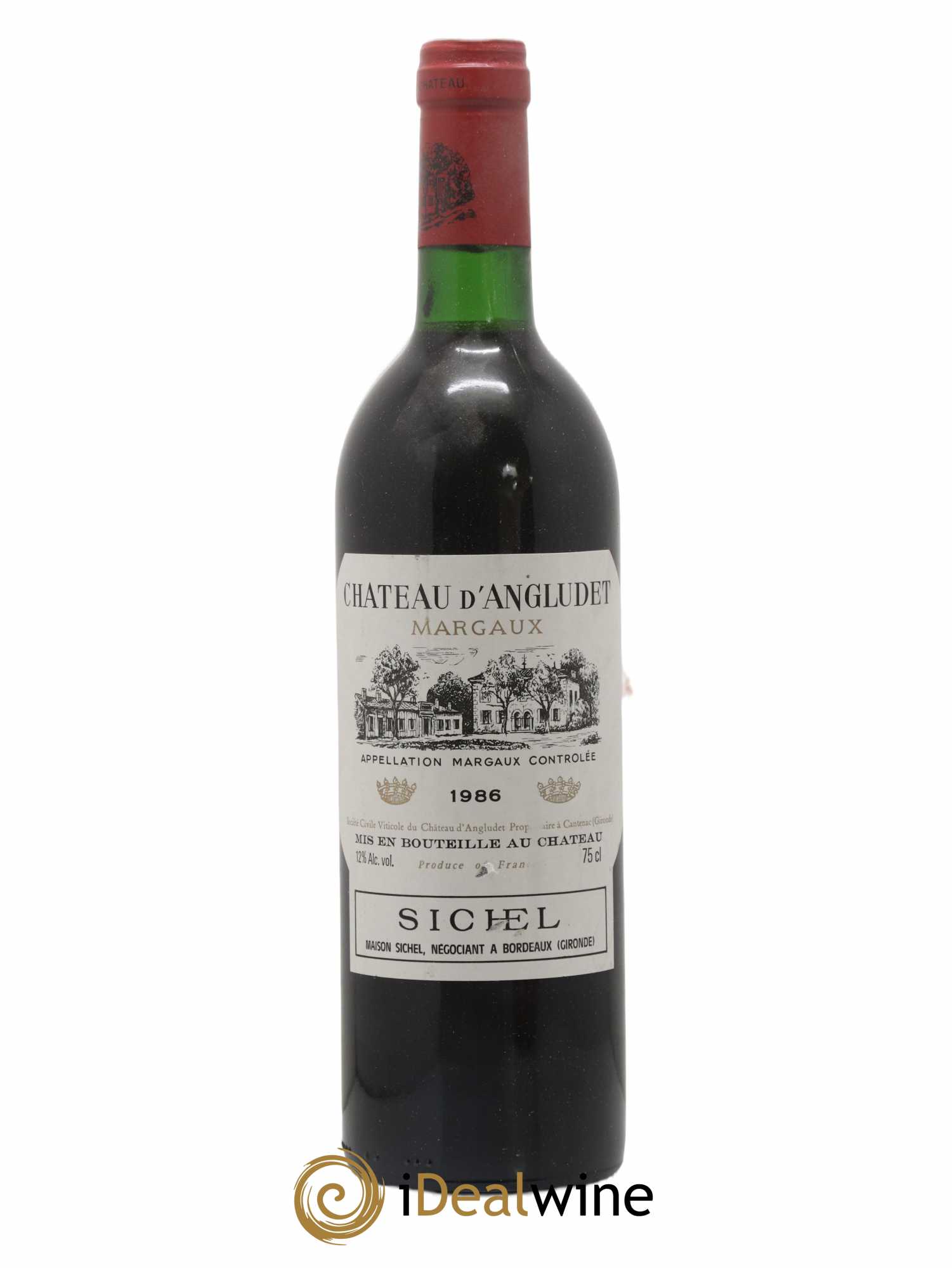 Château d' Angludet Cru Bourgeois 1986 - Lot de 1 bouteille - 0