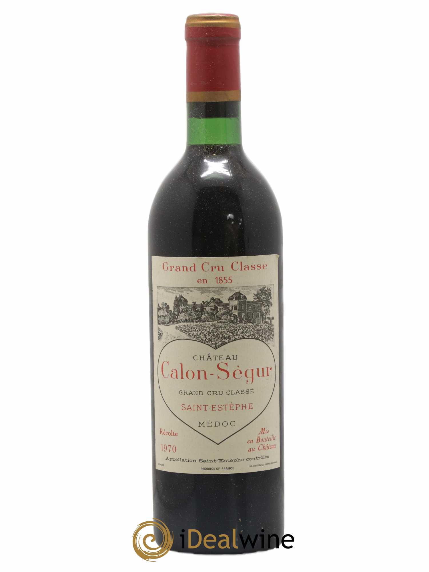 Château Calon Ségur 3ème Grand Cru Classé 1970 - Lot de 1 bouteille - 0