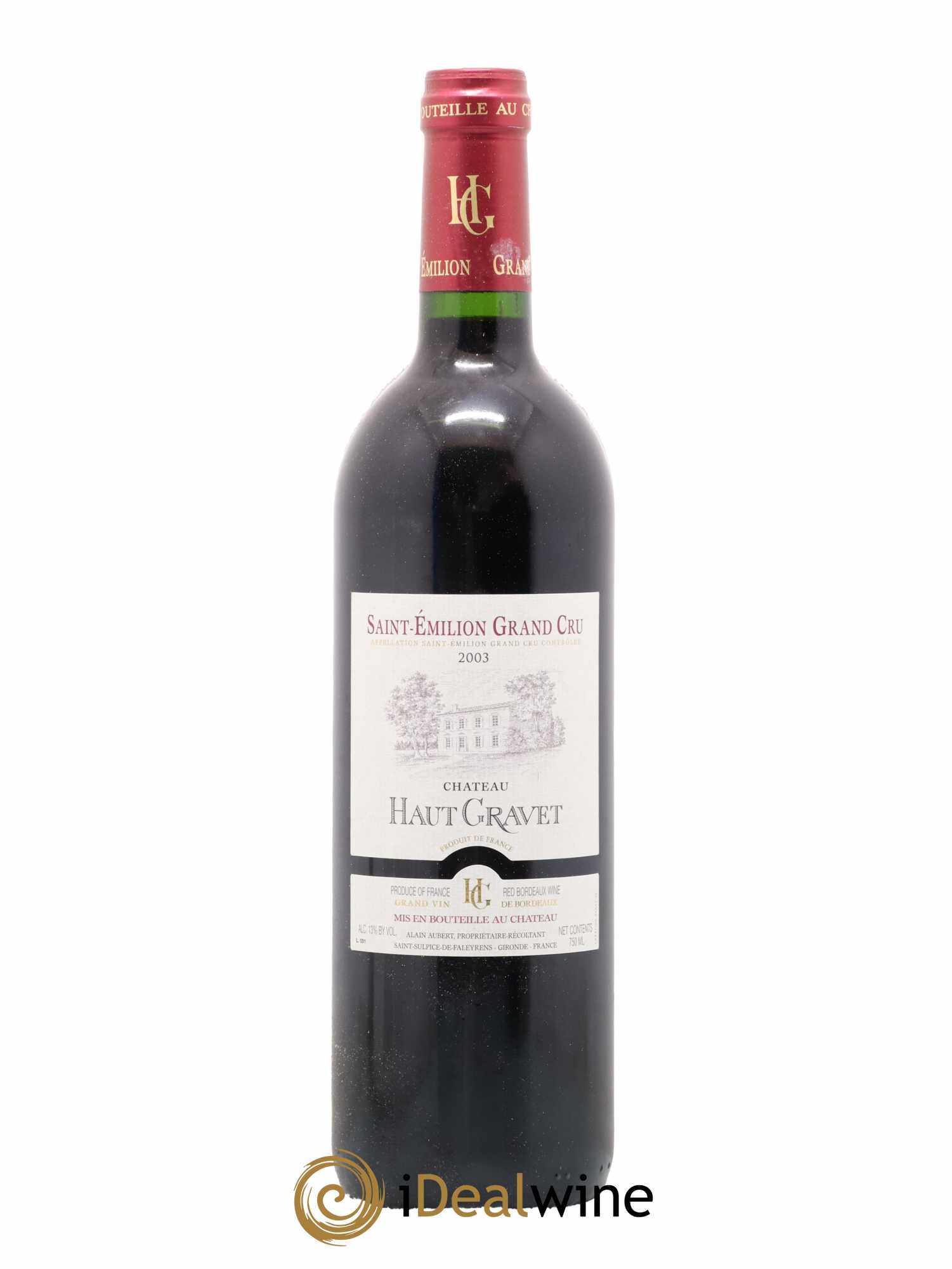 Saint-Émilion Grand Cru Haut Gravet 2003 - Posten von 1 Flasche - 0