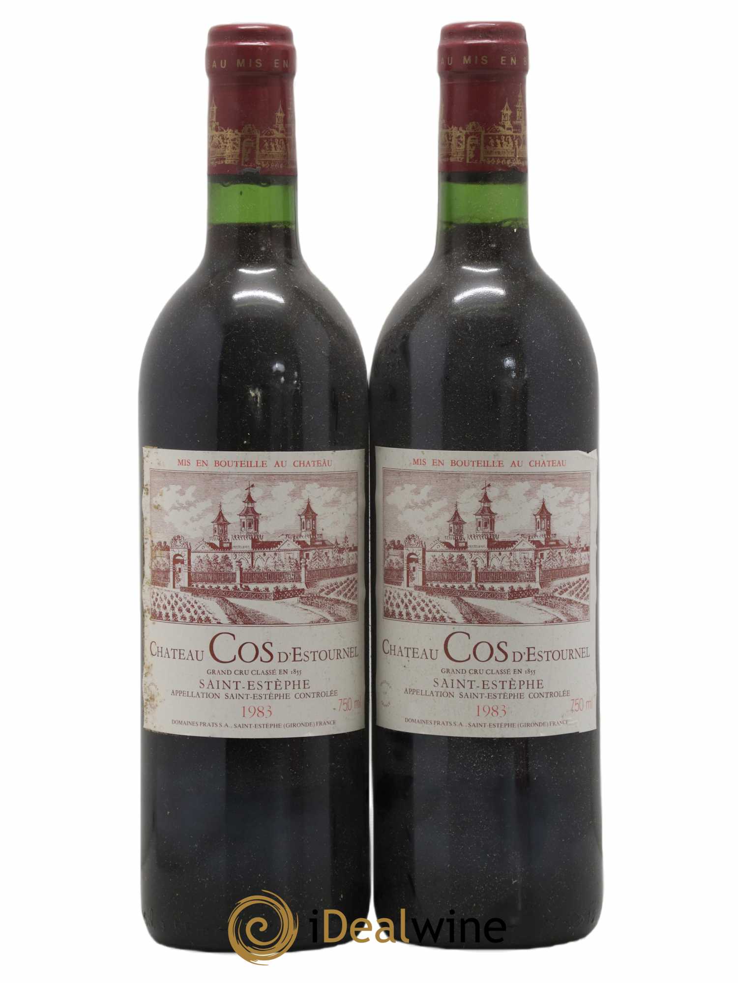Cos d'Estournel 2ème Grand Cru Classé 1983 - Lot de 2 bouteilles - 0