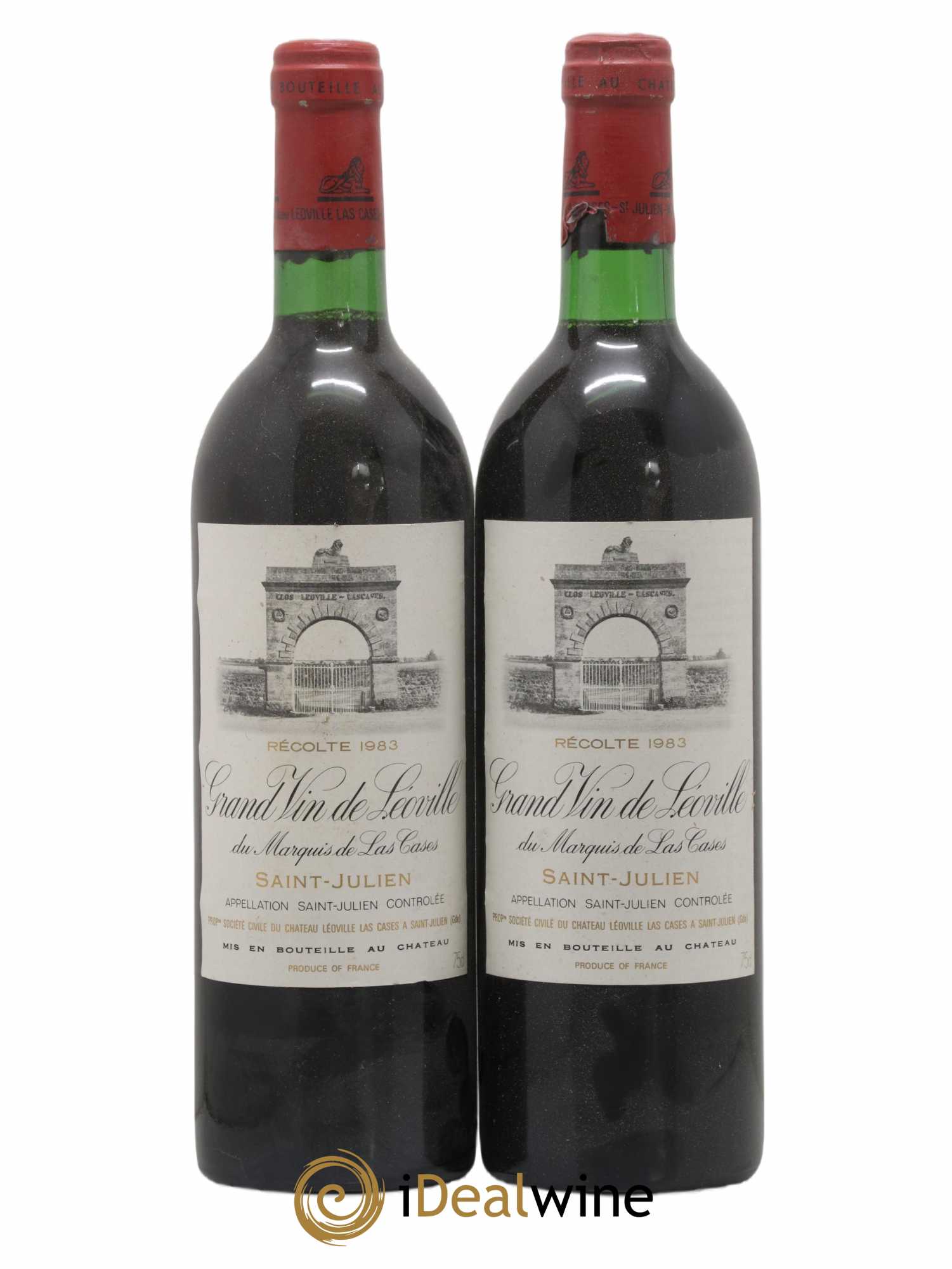 Château Léoville Las Cases 2ème Grand Cru Classé 1983 - Lot de 2 bouteilles - 0