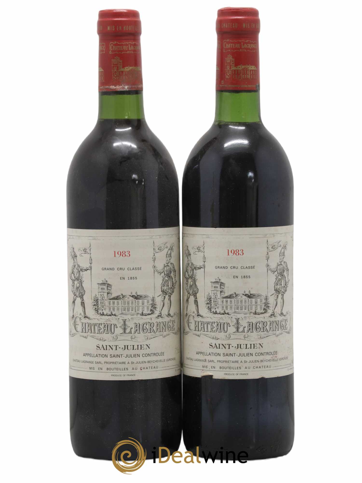 Château Lagrange 3ème Grand Cru Classé 1983 - Lot de 2 bouteilles - 0