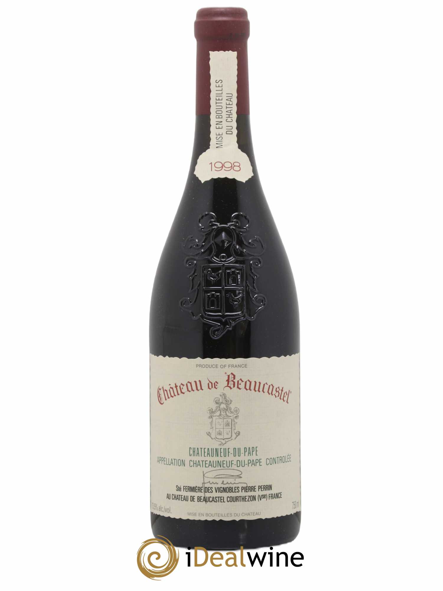 Châteauneuf-du-Pape Château de Beaucastel Famille Perrin 1998 - Lot de 1 bouteille - 0