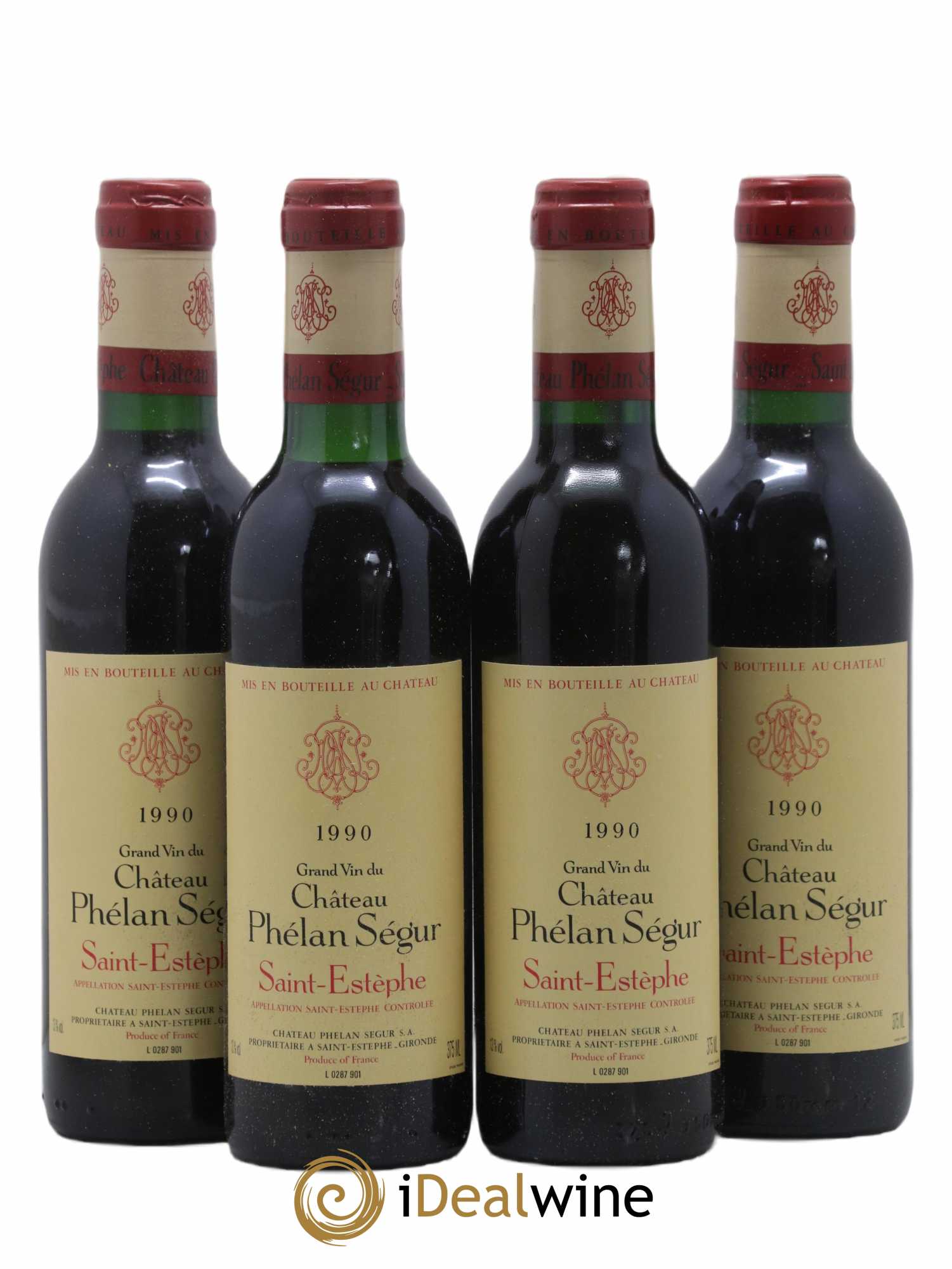 Château Phélan Ségur 1990 - Lot of 24 half-bottles - 4