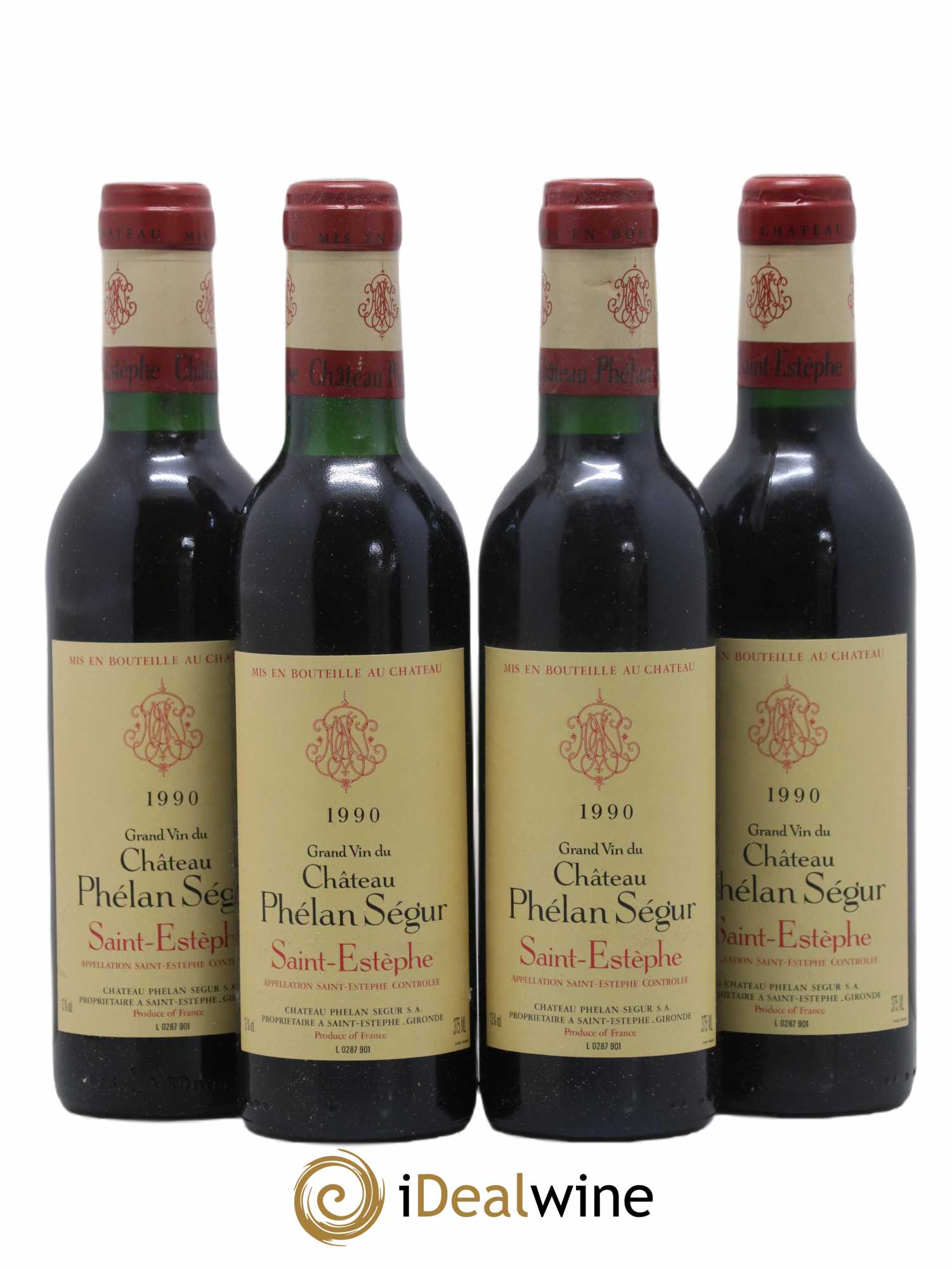 Château Phélan Ségur 1990 - Lot of 24 half-bottles - 5