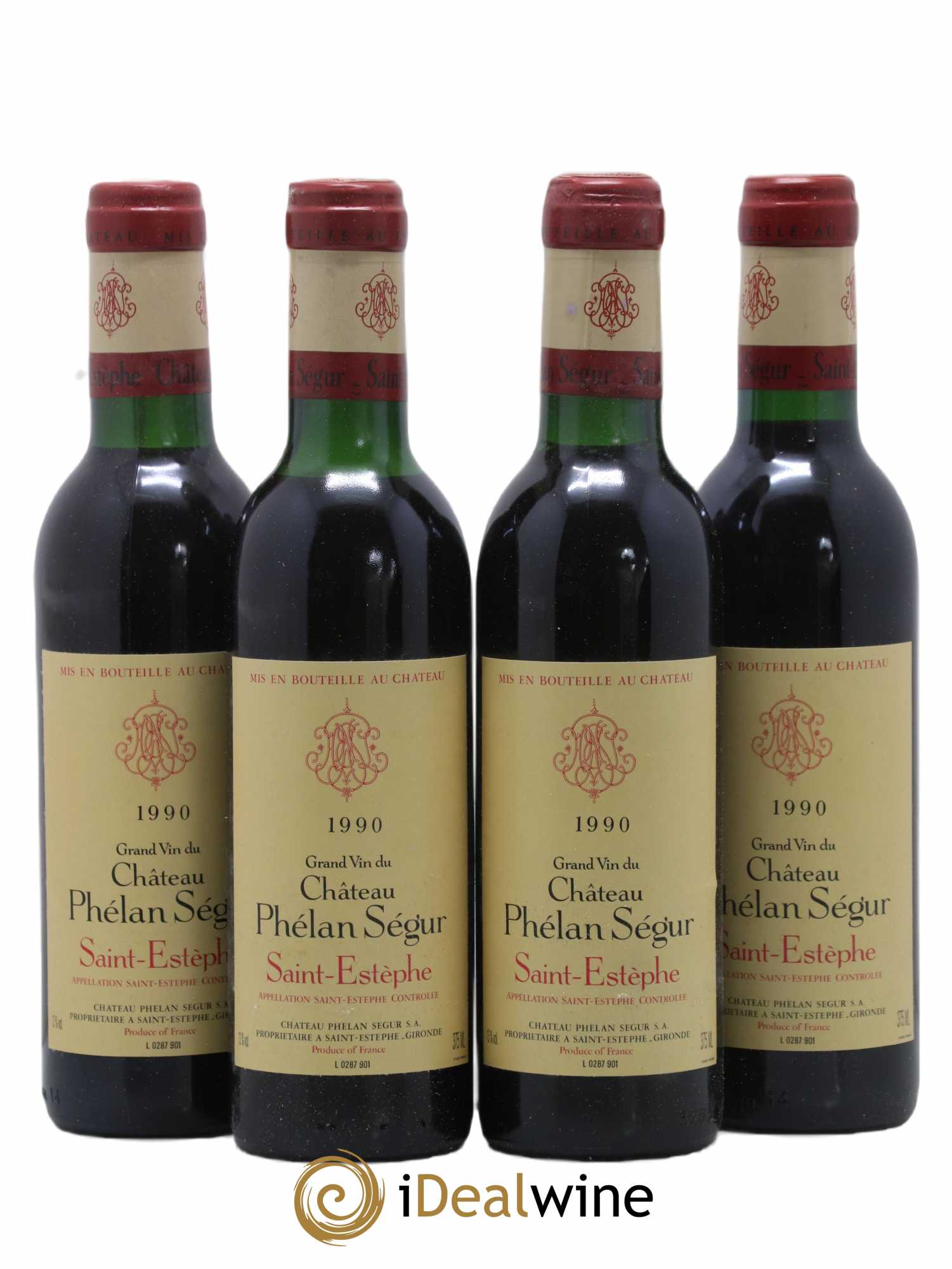 Château Phélan Ségur 1990 - Lot of 24 half-bottles - 6