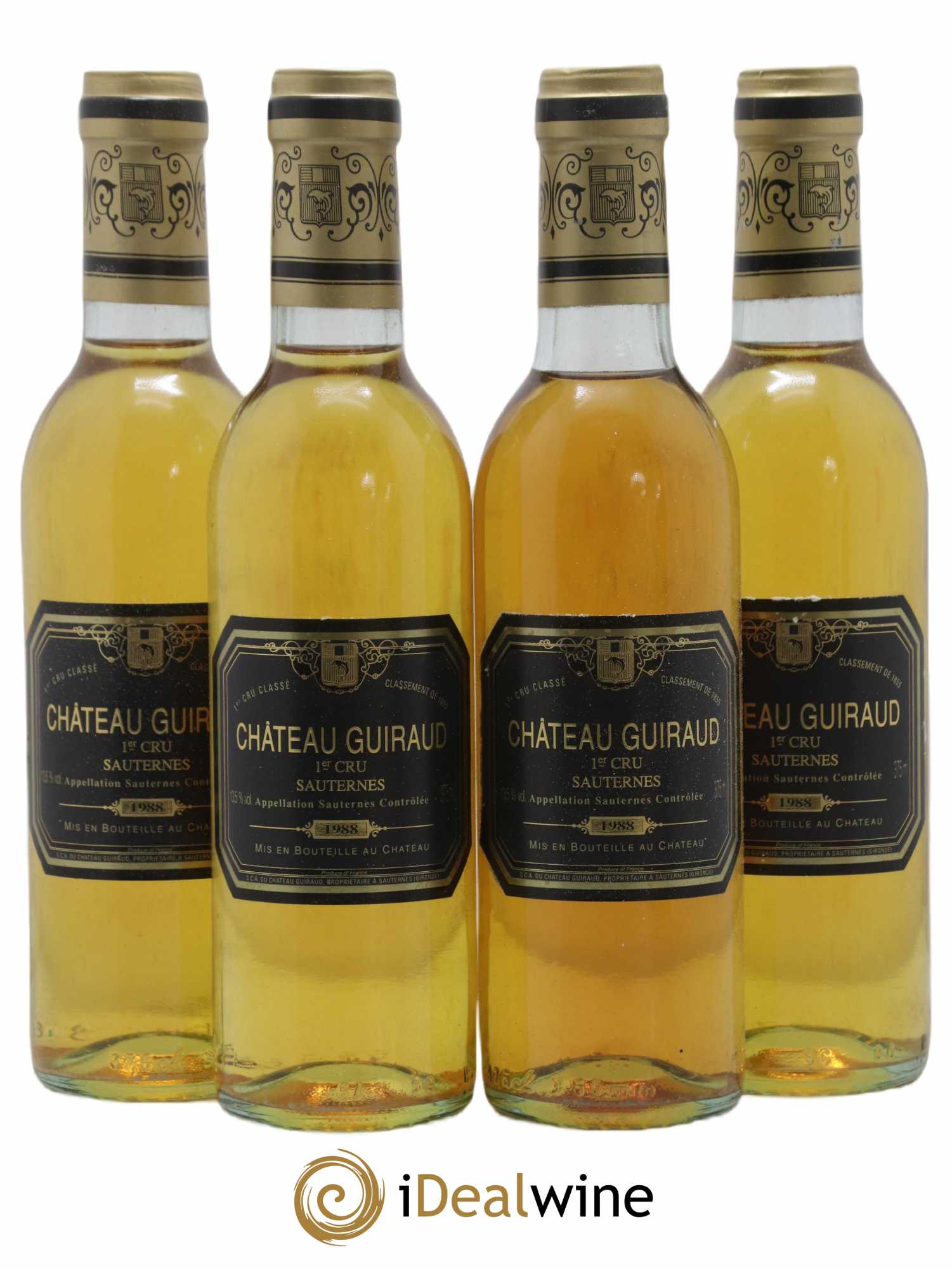 Château Guiraud 1er Grand Cru Classé 1988 - Lot of 24 half-bottles - 1