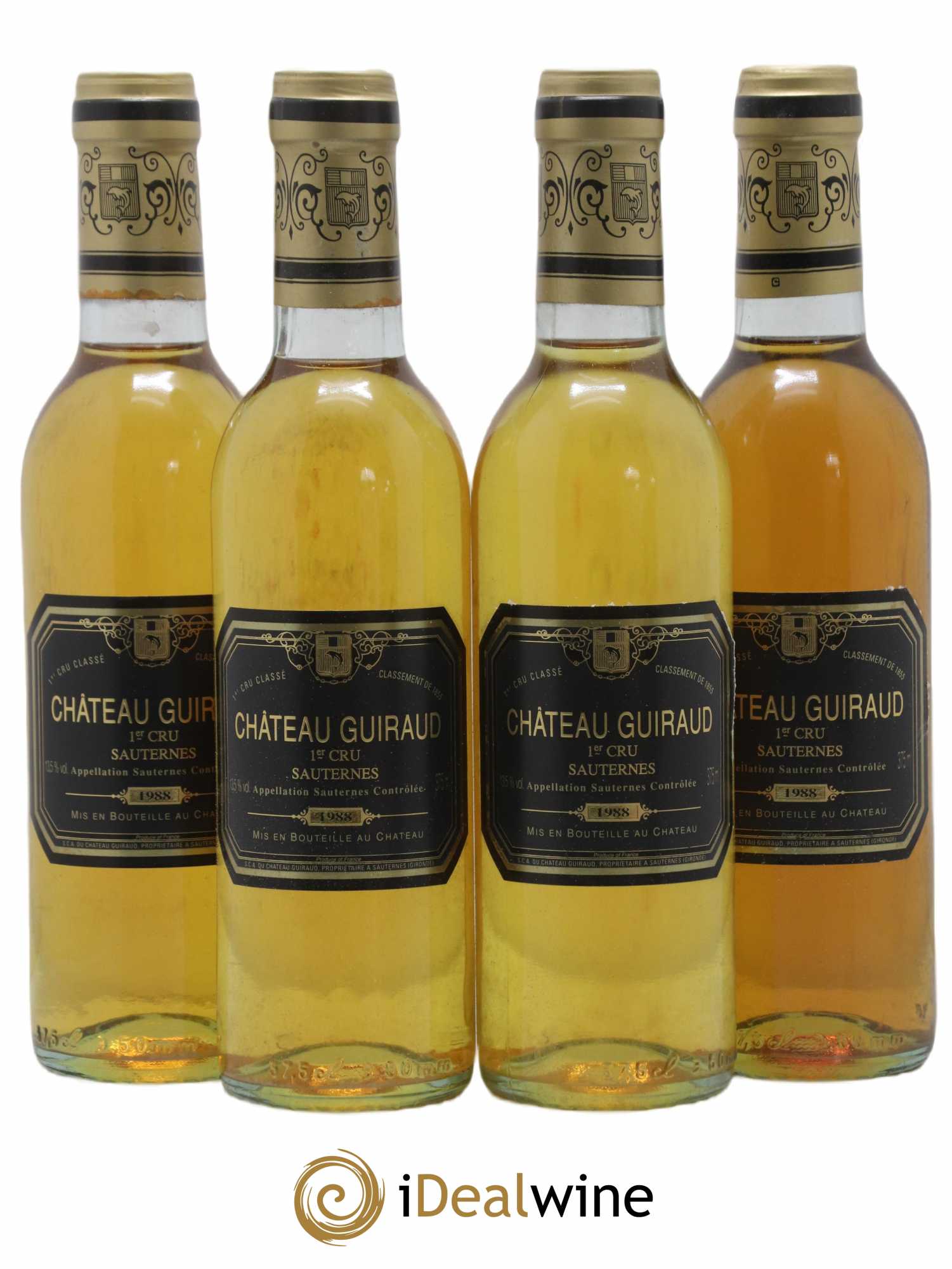 Château Guiraud 1er Grand Cru Classé 1988 - Lot of 24 half-bottles - 3