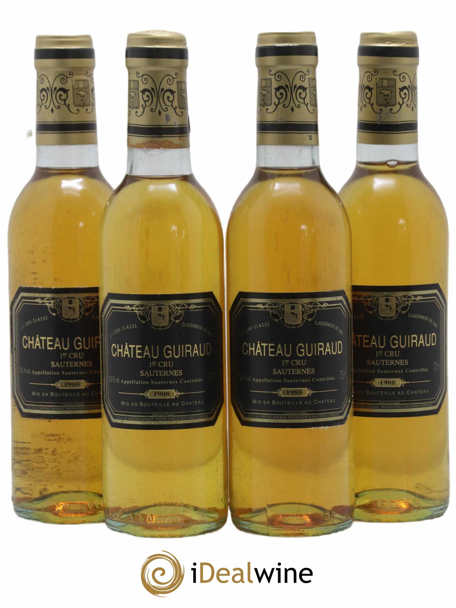 Château Guiraud 1er Grand Cru Classé 1988 - Lot of 24 half-bottles - 4