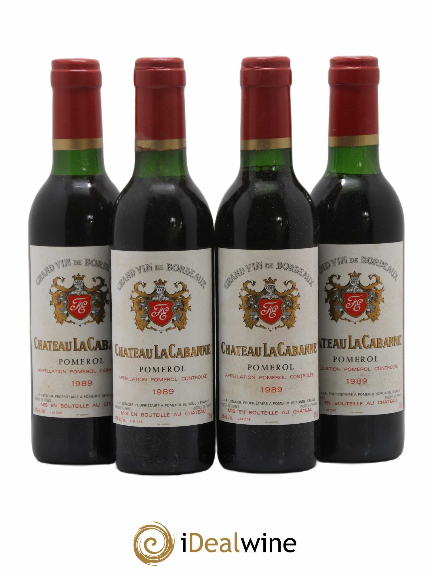 Pomerol La Cabanne 1989 - Lot of 24 half-bottles - 5