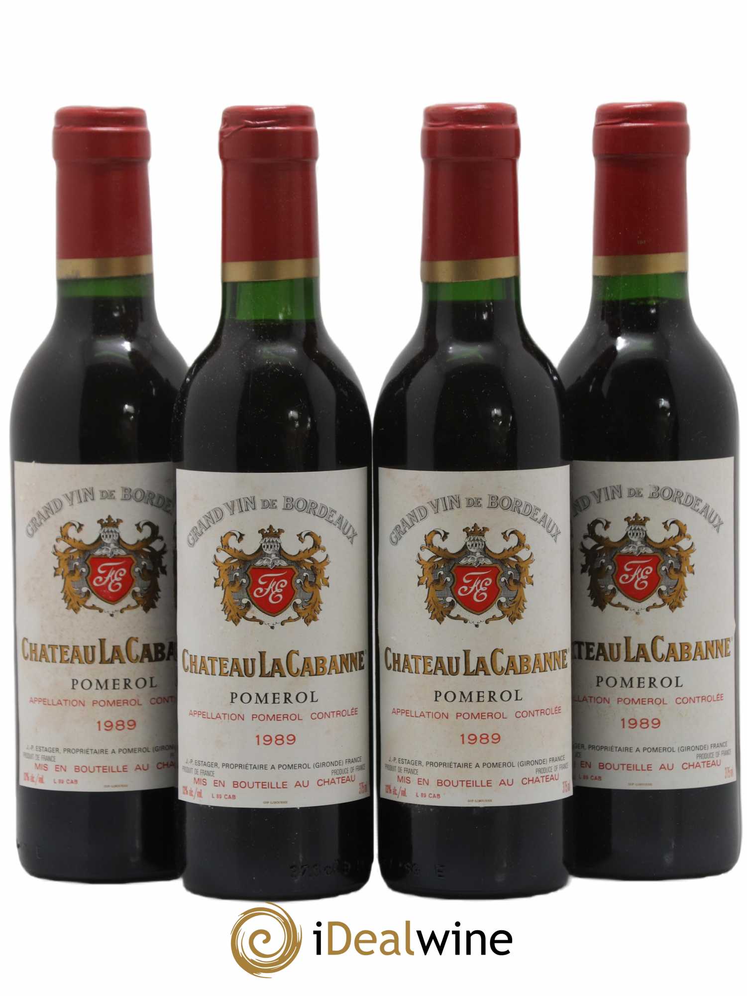 Pomerol La Cabanne 1989 - Lot of 24 half-bottles - 6