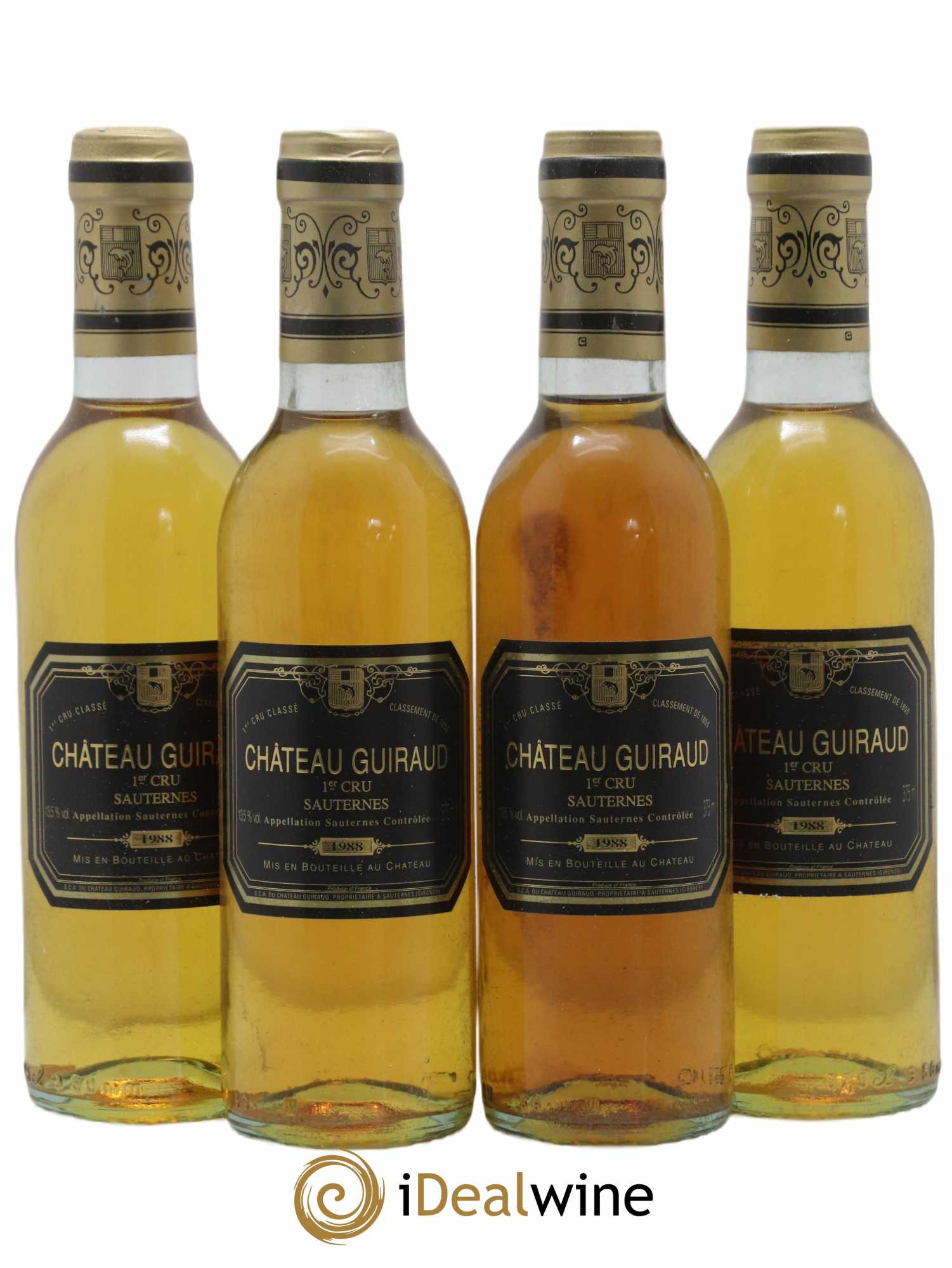 Château Guiraud 1er Grand Cru Classé 1988 - Lot of 23 half-bottles - 4