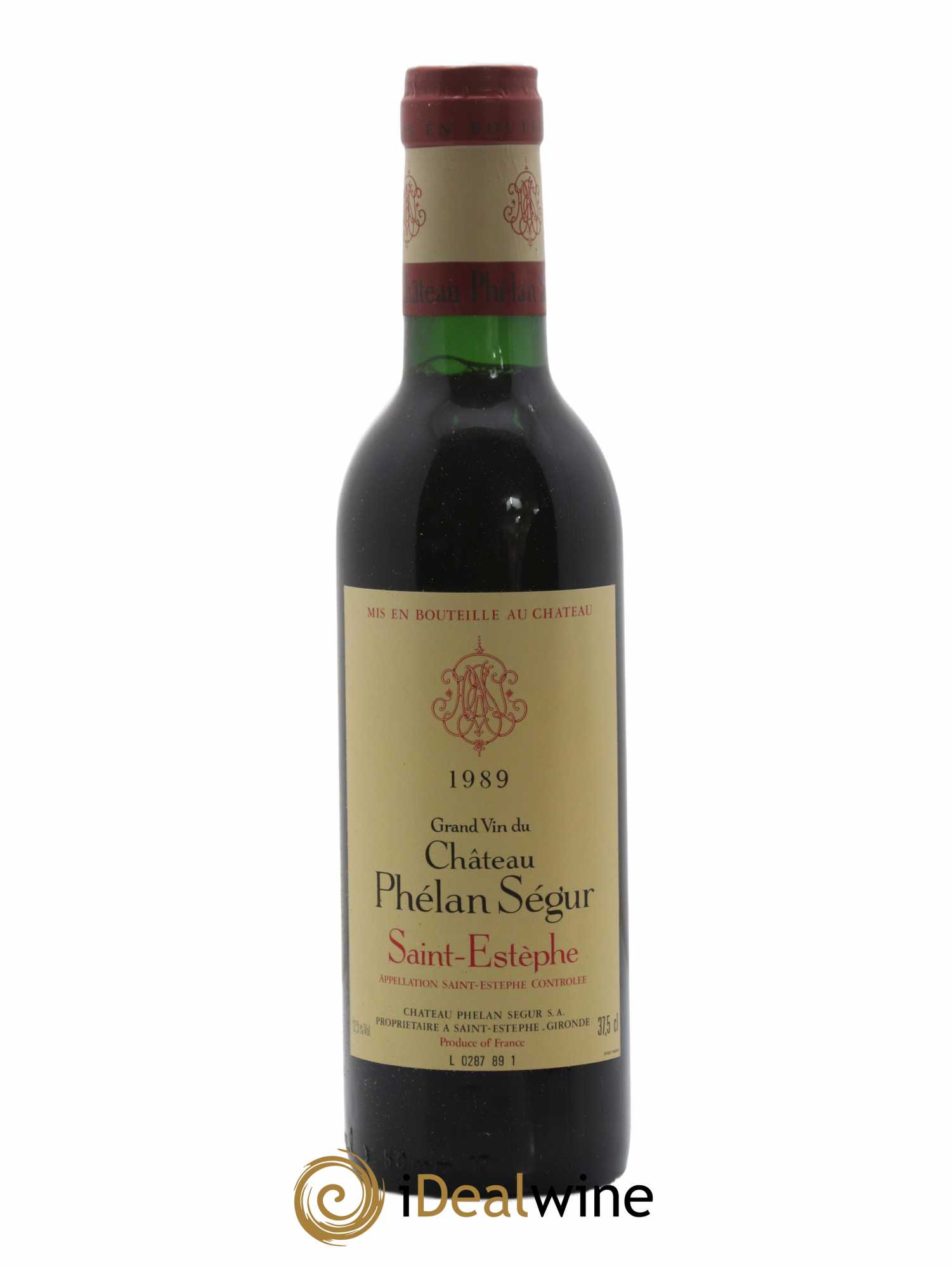 Château Phélan Ségur 1989 - Lot of 1 half-bottle - 0