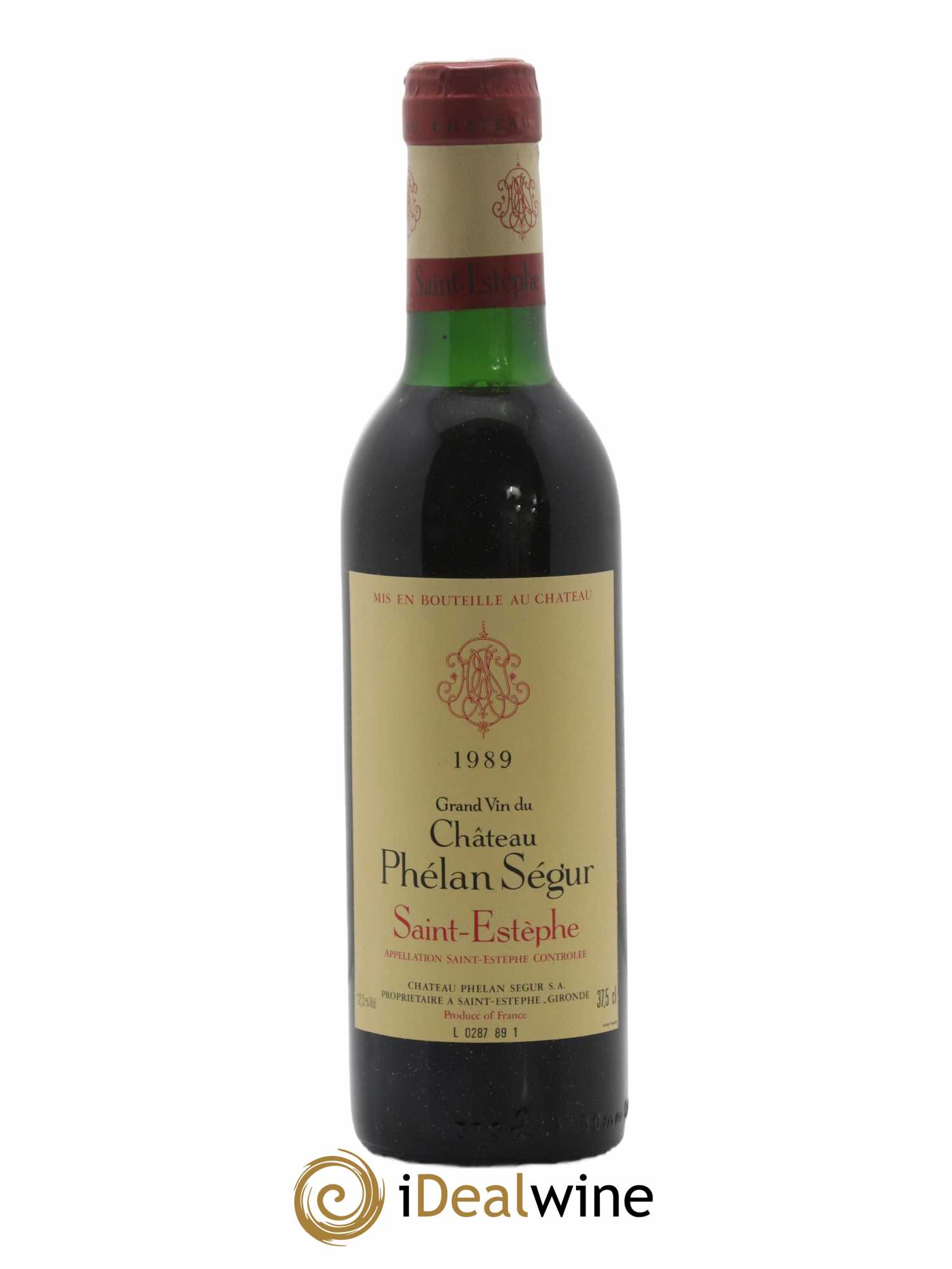 Château Phélan Ségur 1989 - Lot of 1 half-bottle - 0