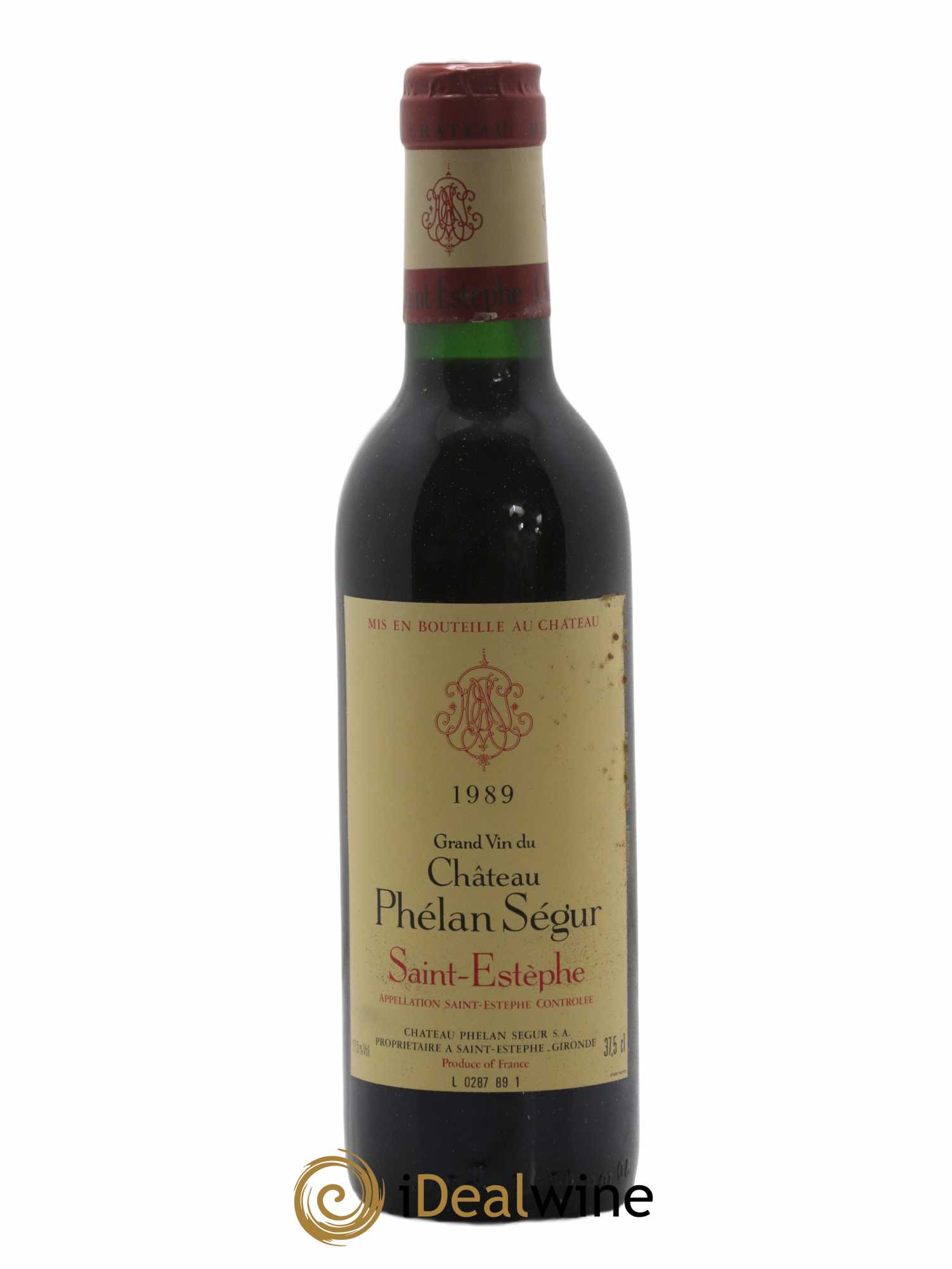 Château Phélan Ségur 1989 - Lot de 1 demi bouteille - 0