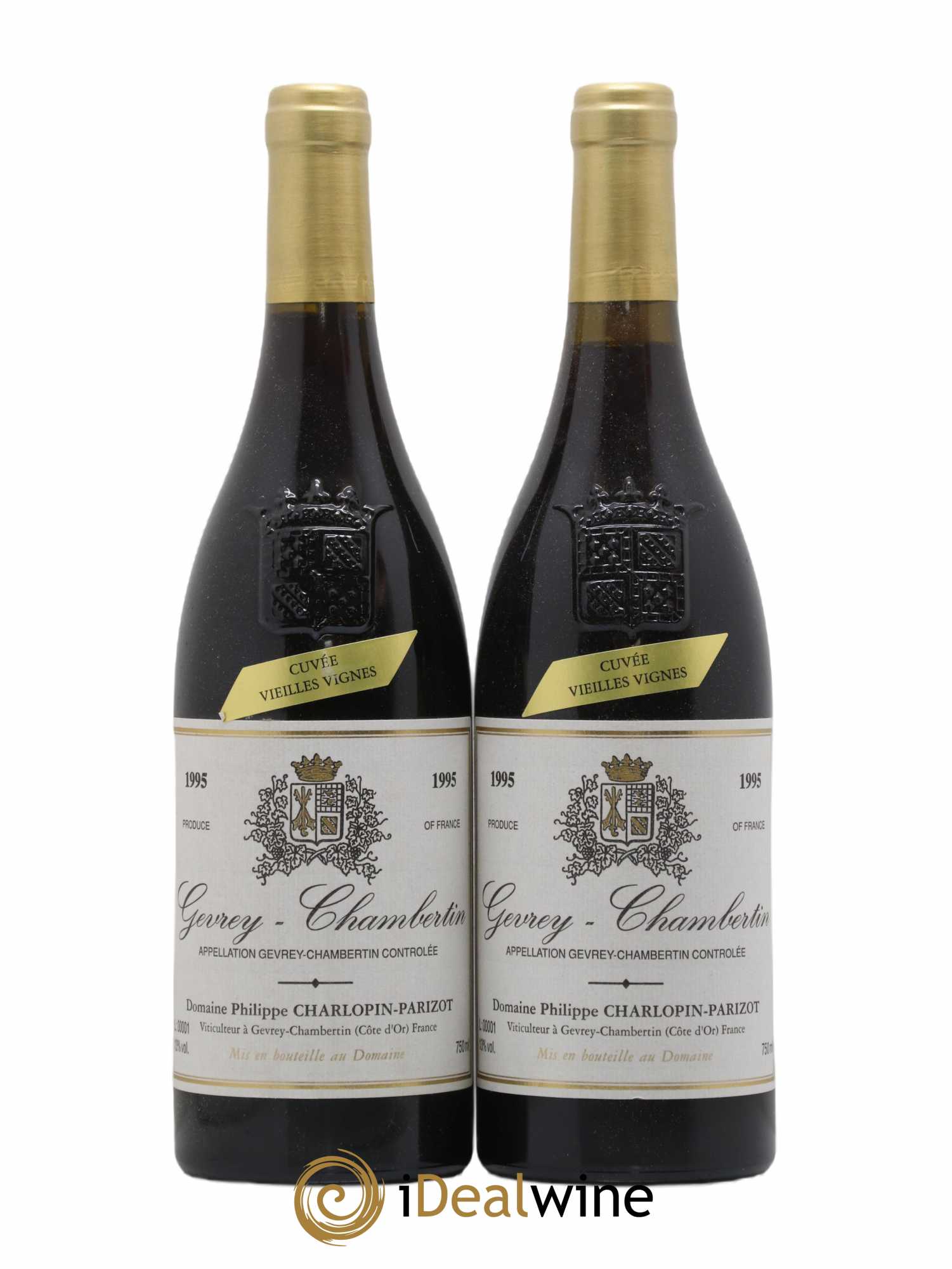 Gevrey-Chambertin Cuvée Vieilles Vignes Charlopin Parizot 1995 - Posten von 2 Flaschen - 0