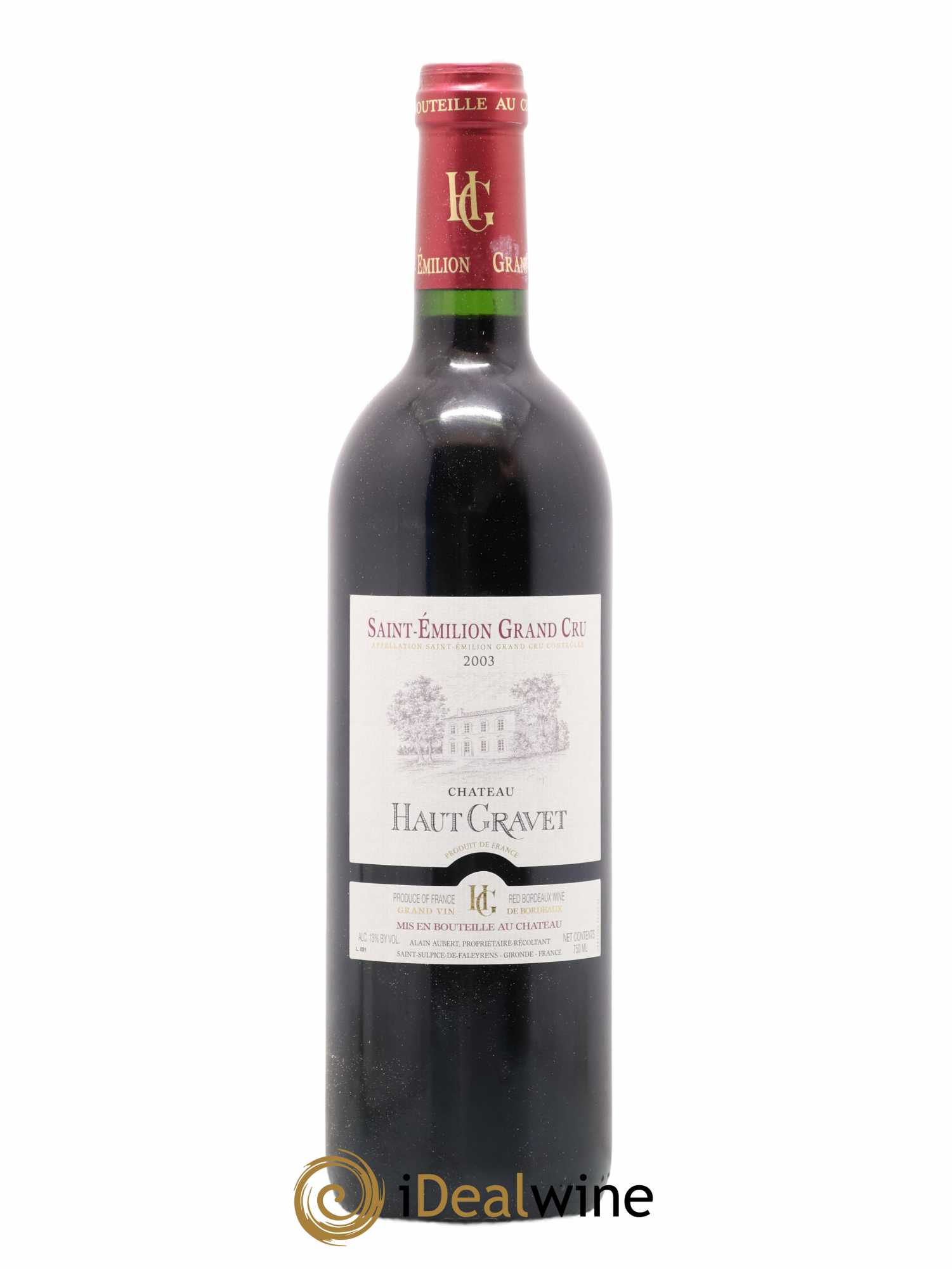 Saint-Émilion Grand Cru Haut Gravet 2003 - Lot of 1 bottle - 0