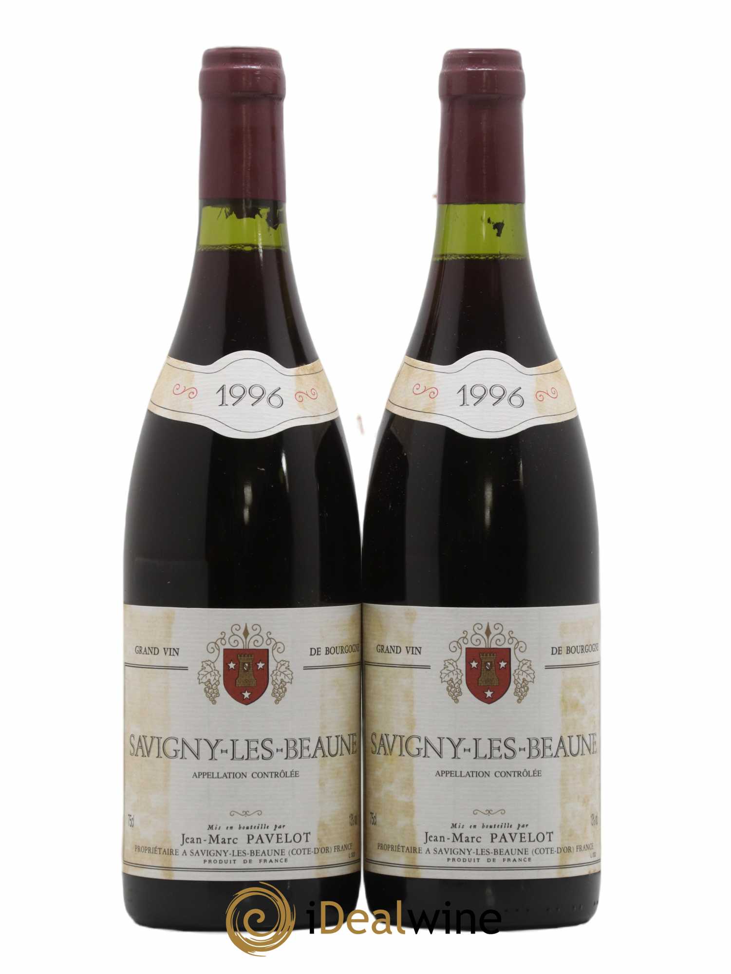 Savigny-lès-Beaune Pavelot 1996 - Lot de 2 bouteilles - 0