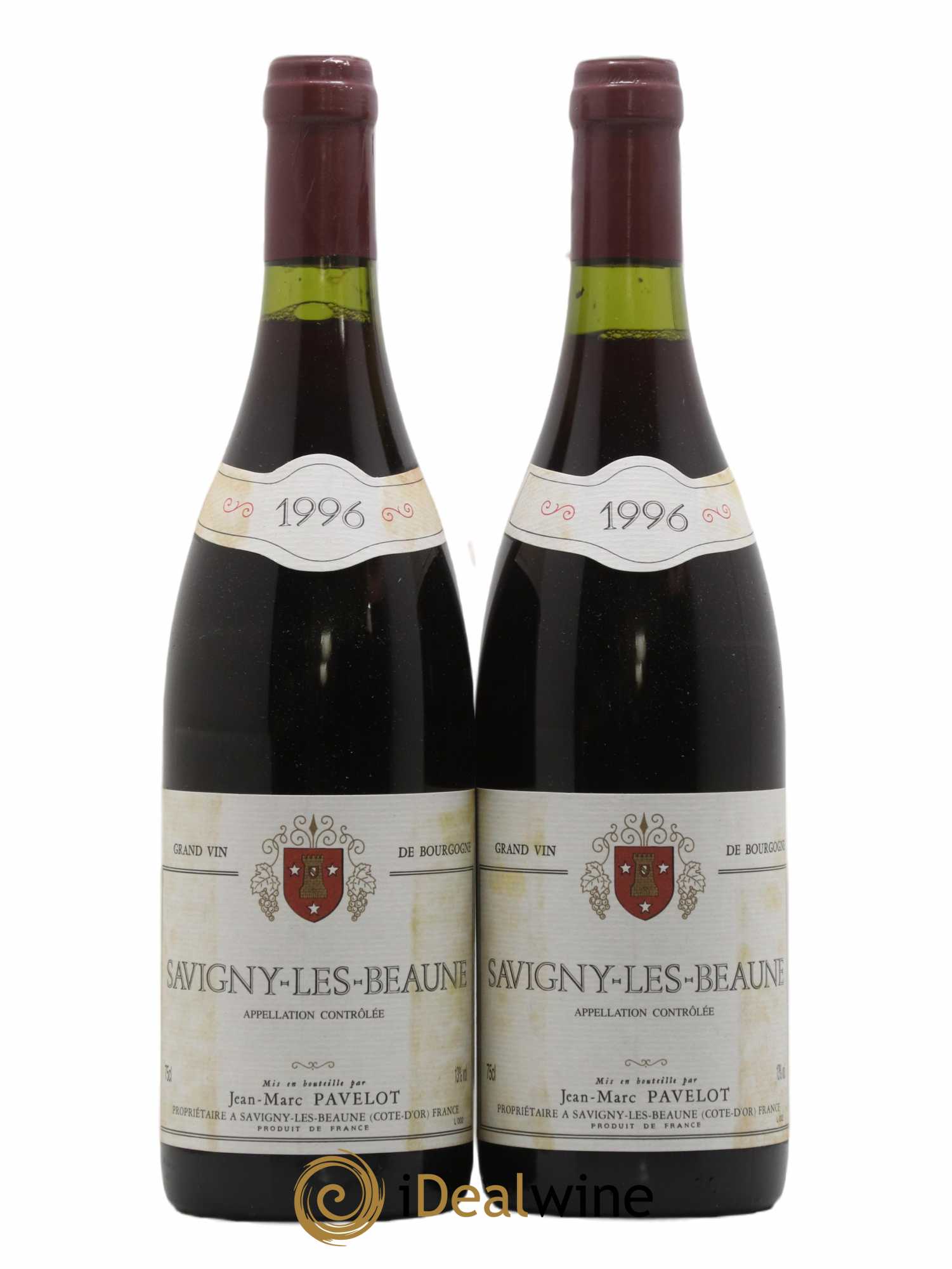 Savigny-lès-Beaune Pavelot 1996 - Lot de 2 bouteilles - 0
