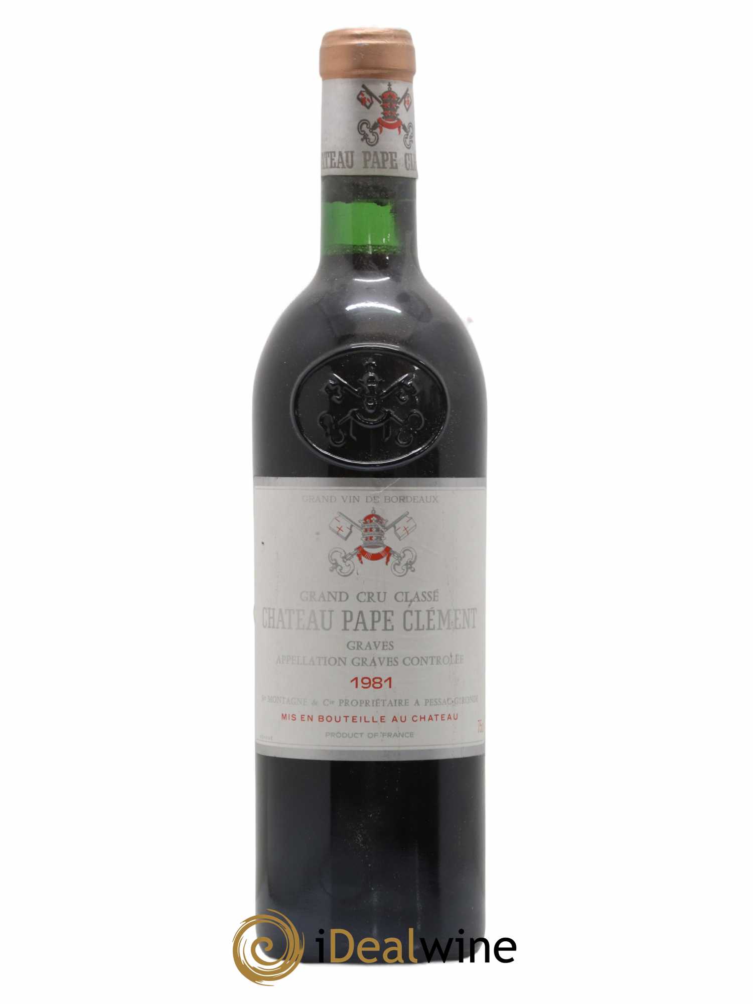 Château Pape Clément Cru Classé de Graves 1981 - Lot de 1 bouteille - 0