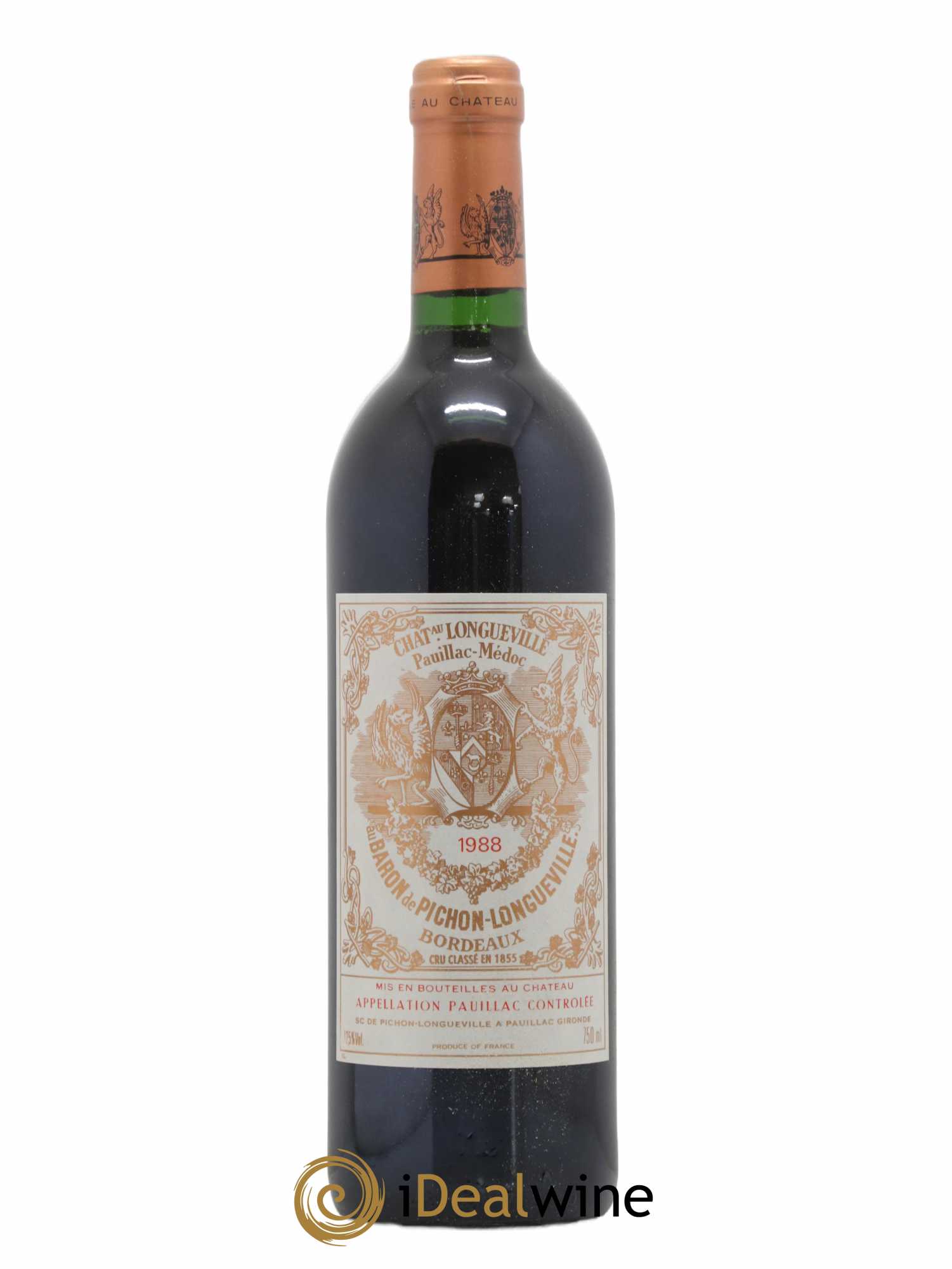 Pichon Longueville Baron 2ème Grand Cru Classé 1988 - Lot de 1 bouteille - 0