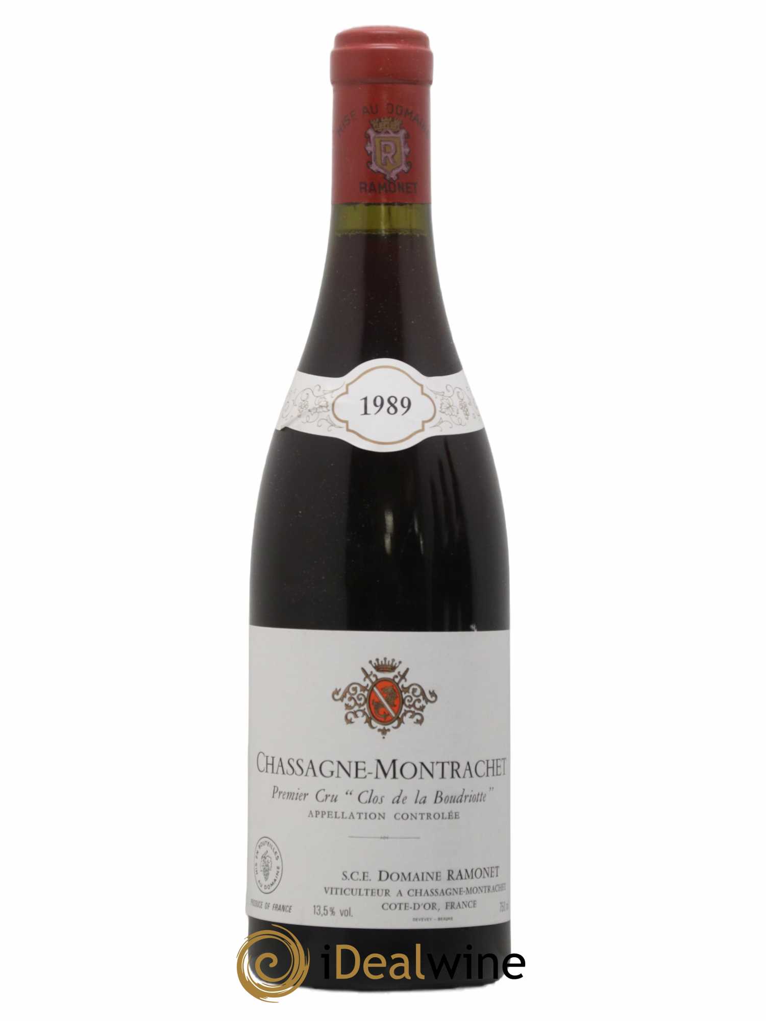 Chassagne-Montrachet 1er Cru Clos de la Boudriotte Ramonet (Domaine) 1985 - Lot de 1 bouteille - 0