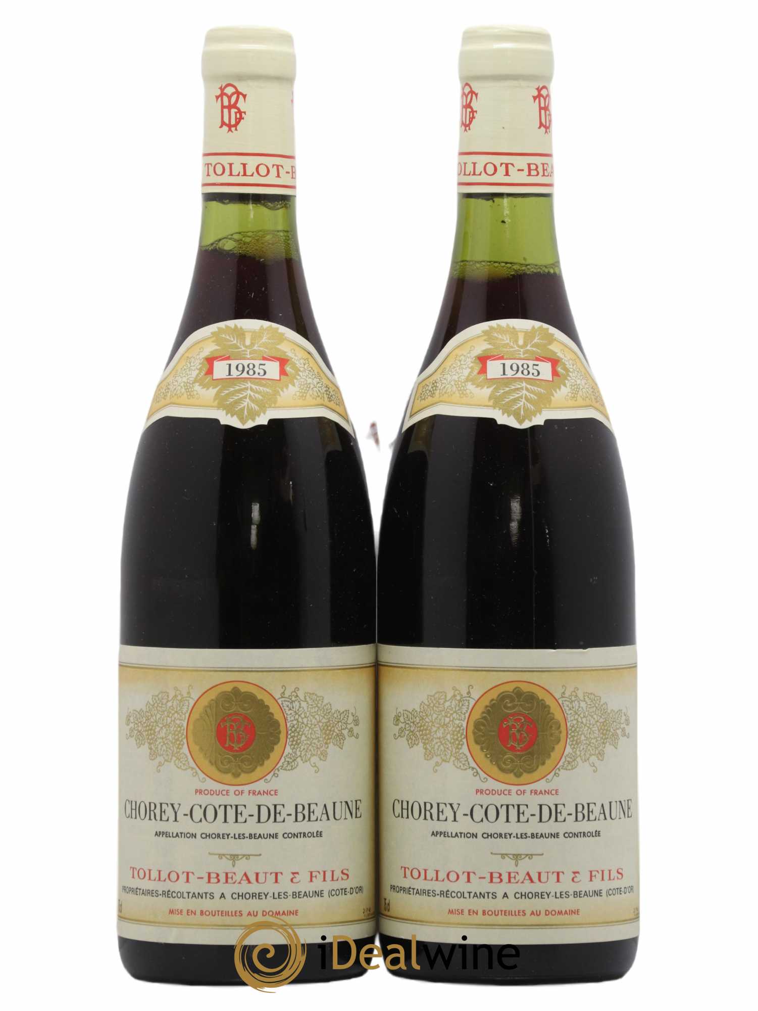 Chorey-lès-Beaune Tollot Beaut (Domaine) 1985 - Lot de 2 bouteilles - 0