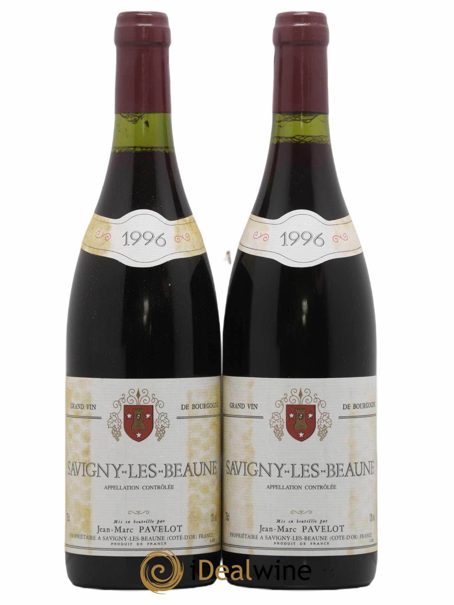 Savigny-lès-Beaune Pavelot 1996 - Lot de 2 bouteilles - 0