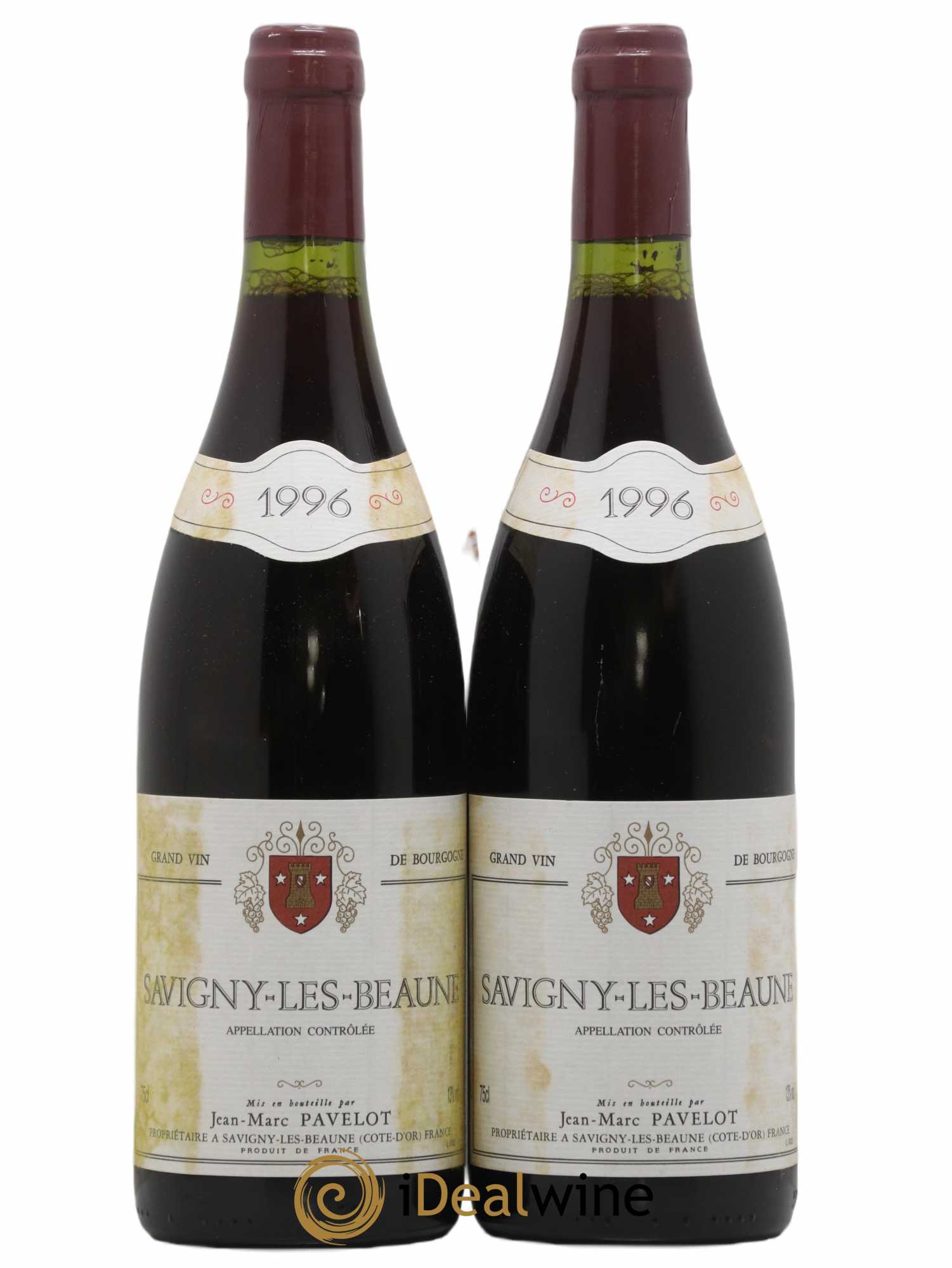 Savigny-lès-Beaune Pavelot 1996 - Lot de 2 bouteilles - 0