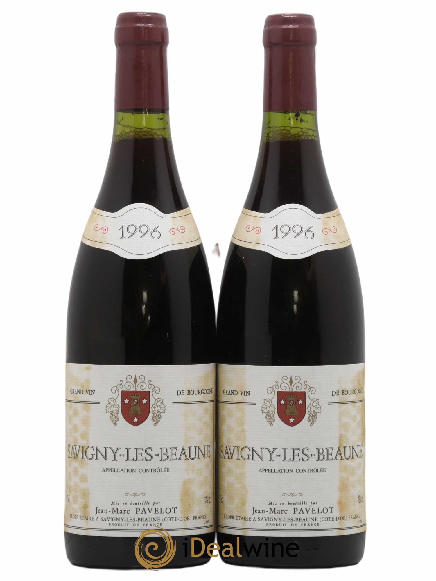 Savigny-lès-Beaune Pavelot 1996 - Lot de 2 bouteilles - 0