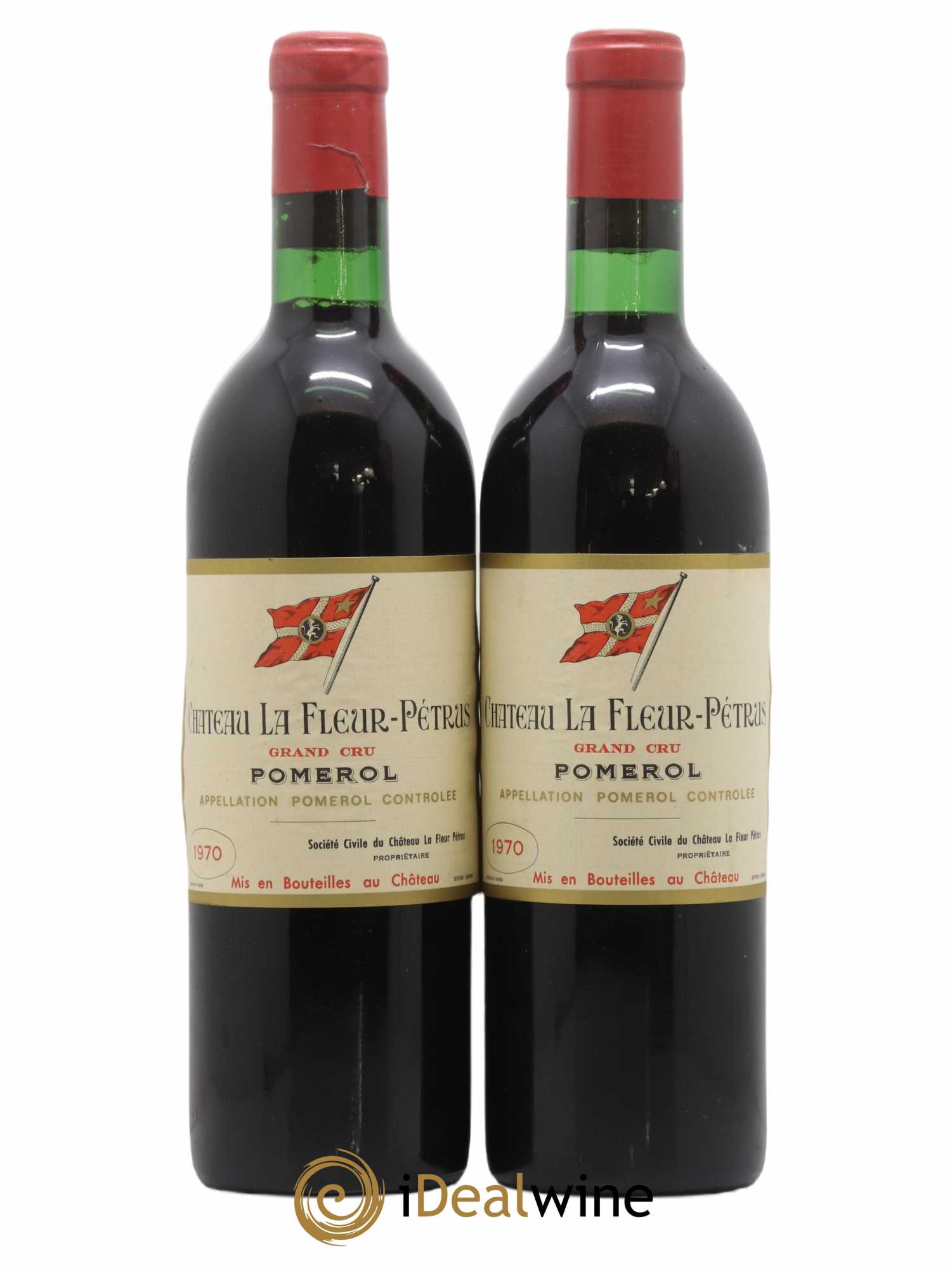Château la Fleur Petrus 1970 - Lot de 2 bouteilles - 0