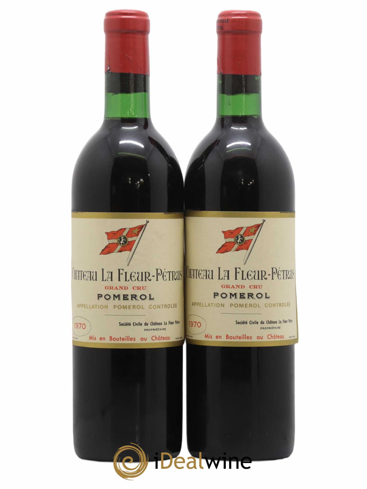 Château la Fleur Petrus 1970 - Lot de 2 bouteilles - 0