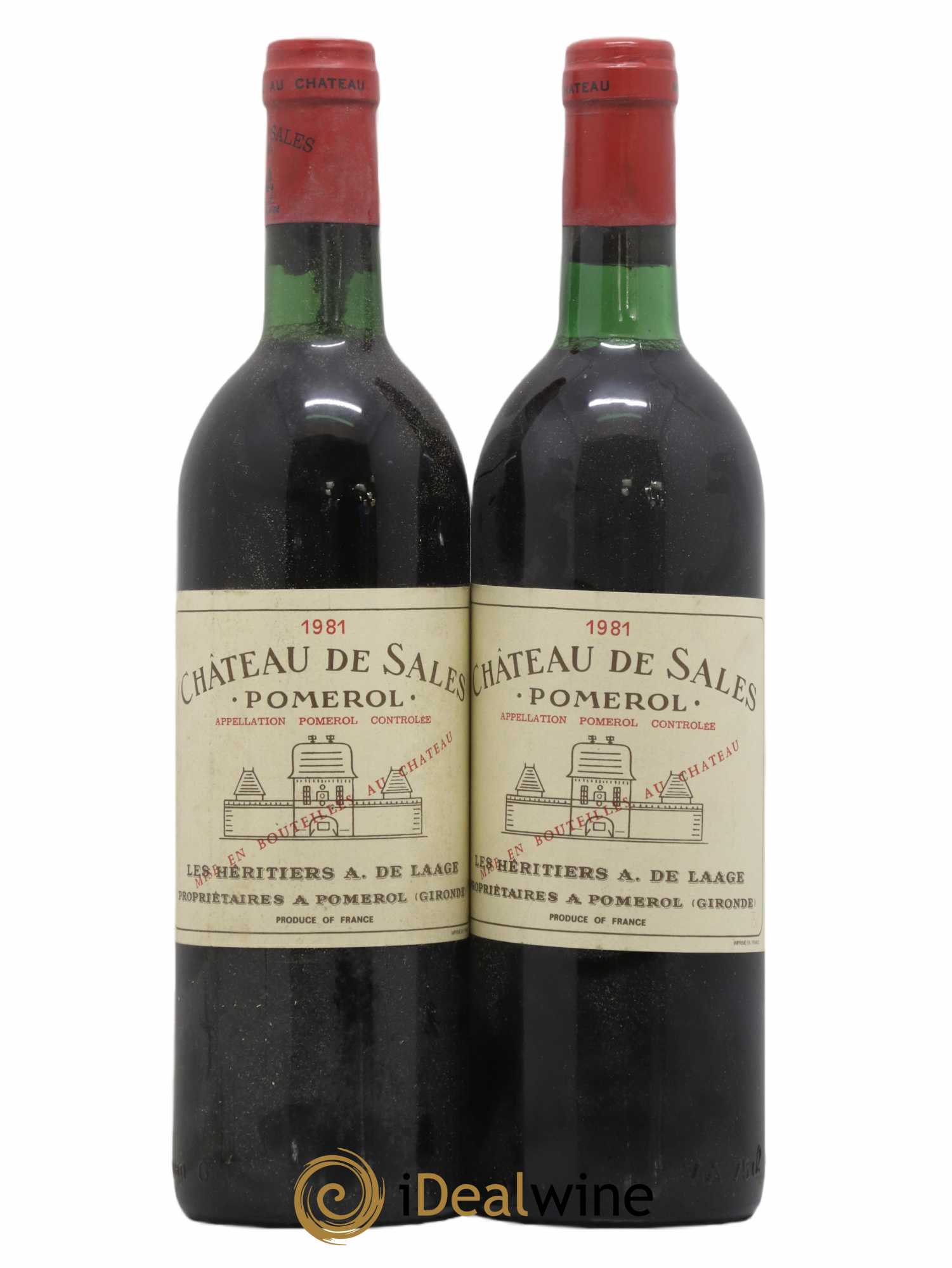 Château de Sales 1981 - Lot de 2 bouteilles - 0