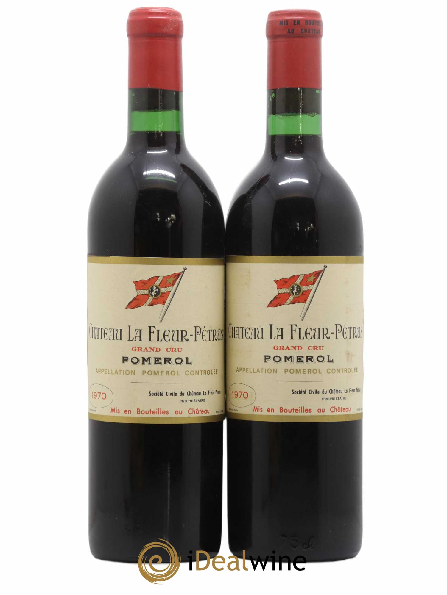 Château la Fleur Petrus 1970 - Lot de 2 bouteilles - 0
