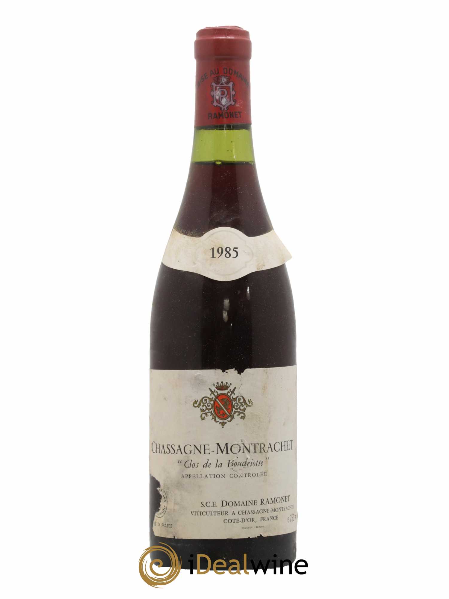 Chassagne-Montrachet 1er Cru Clos de la Boudriotte Ramonet (Domaine) 1985 - Lot de 1 bouteille - 0