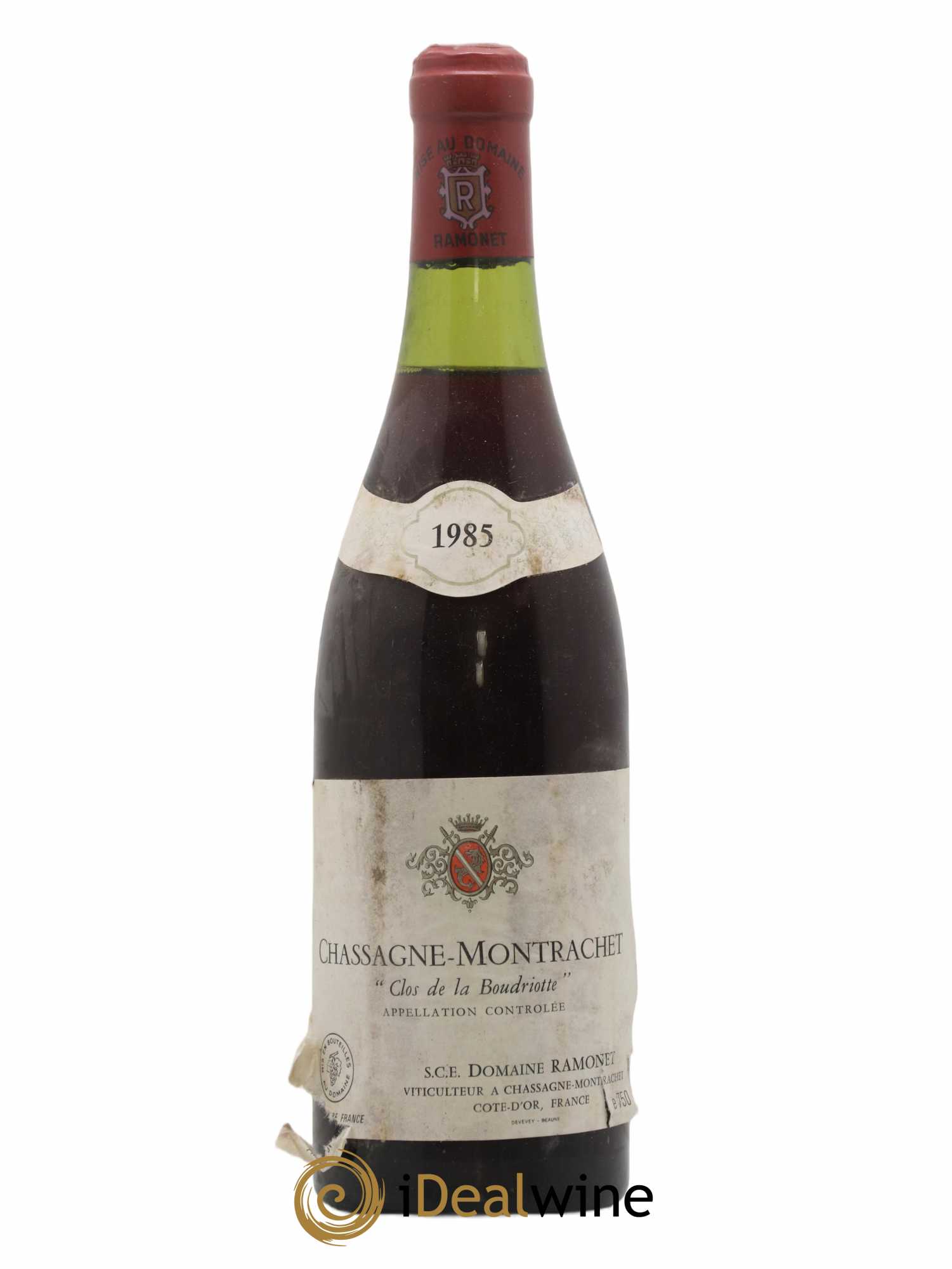 Chassagne-Montrachet 1er Cru Clos de la Boudriotte Ramonet (Domaine) 1985 - Lot de 1 bouteille - 0