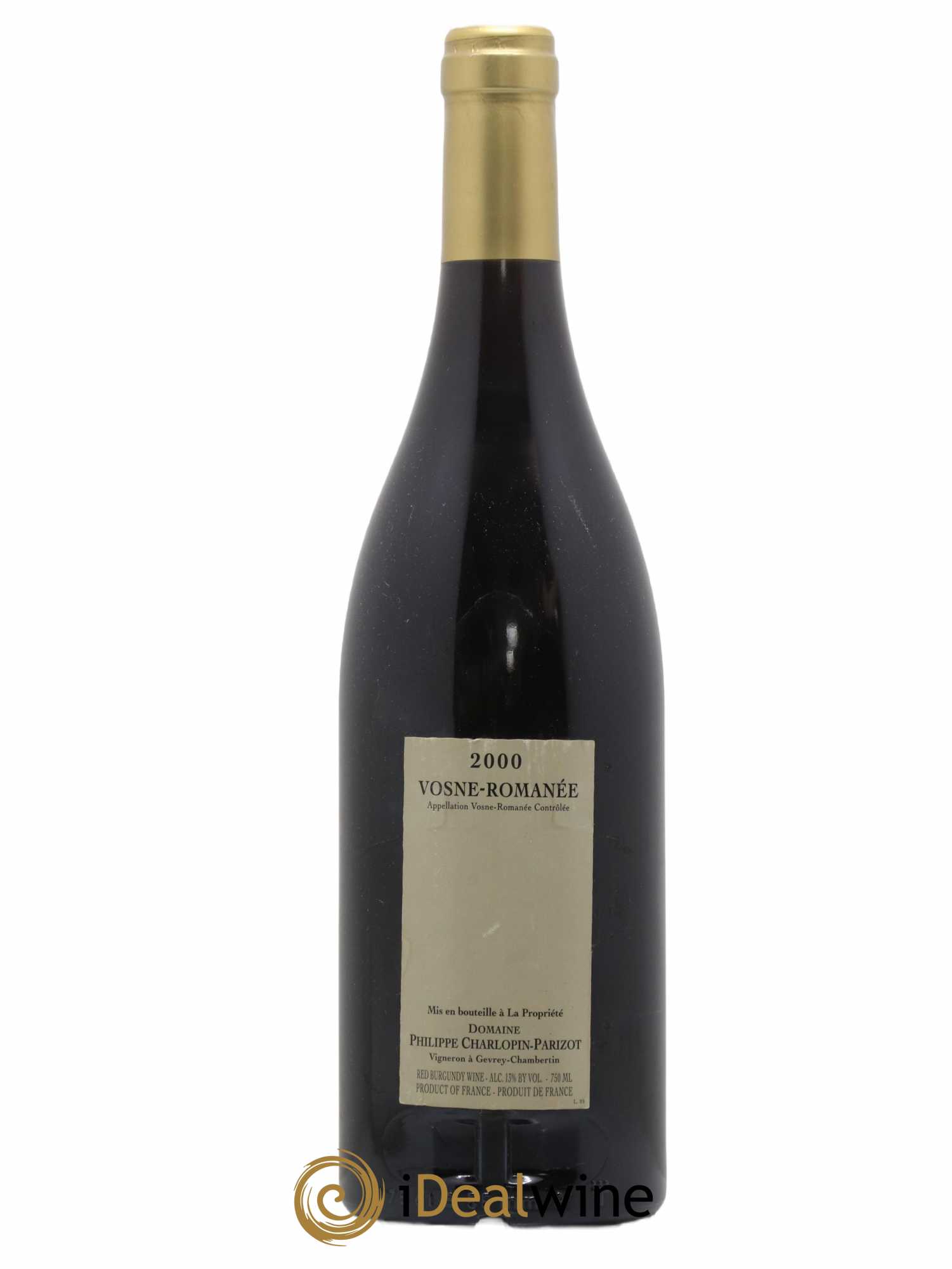 Vosne-Romanée Charlopin Parizot 2000 - Posten von 1 Flasche - 1