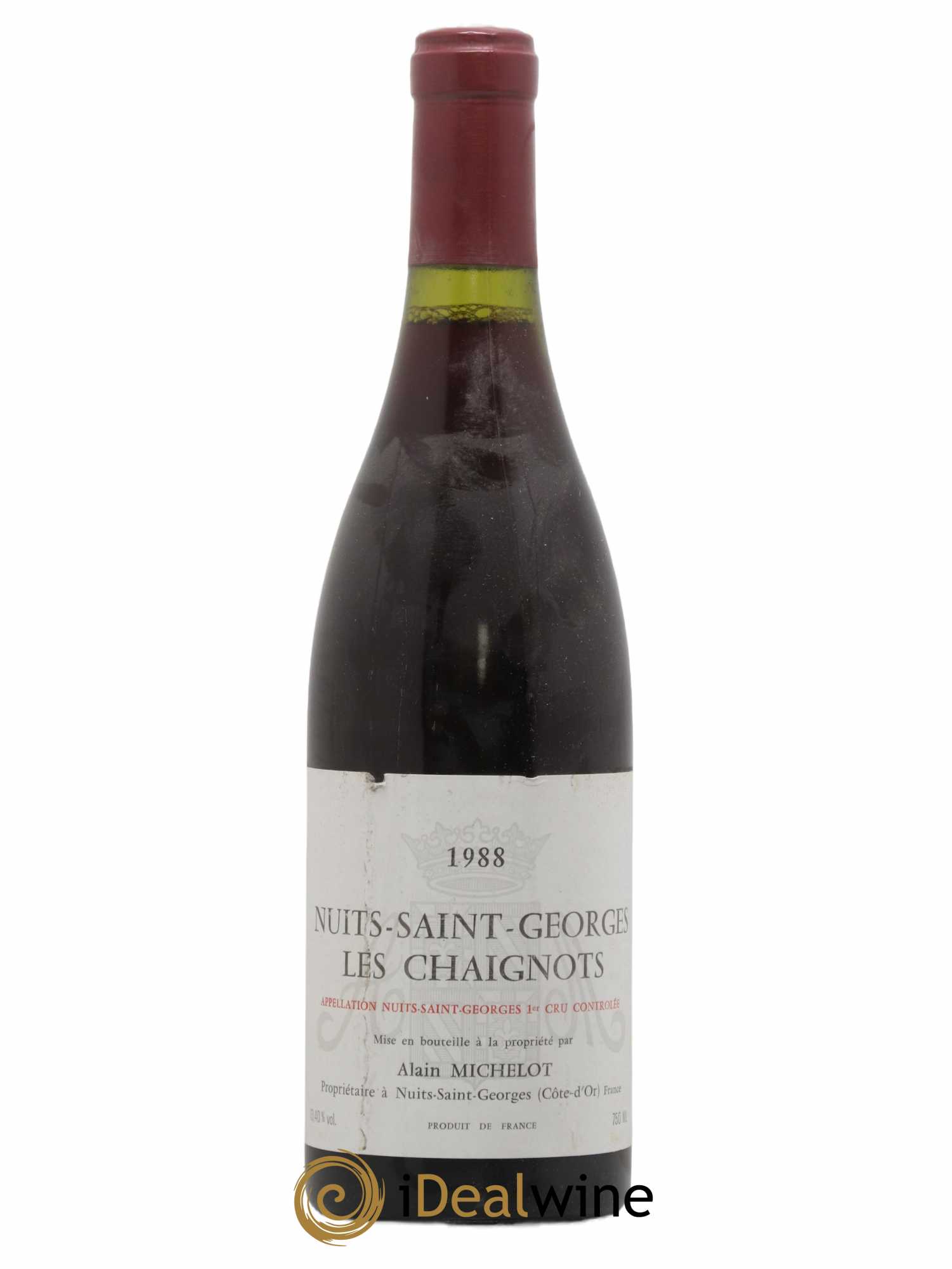 Nuits-Saint-Georges 1er Cru Les Chaignots Michelot 1988 - Posten von 1 Flasche - 0