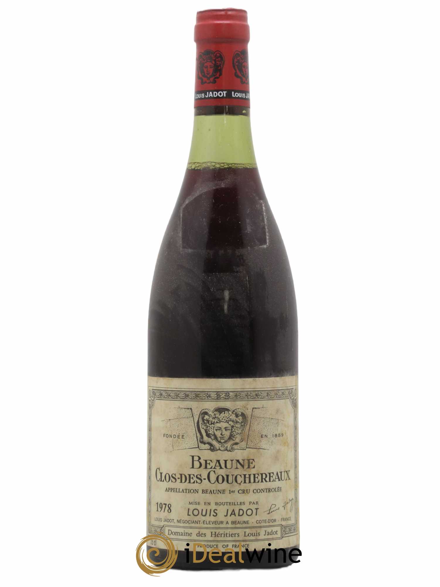 Beaune 1er Cru Clos des Couchereaux Héritiers Louis Jadot (Domaine des) - Louis Jadot 1978 - Lot de 1 bouteille - 0