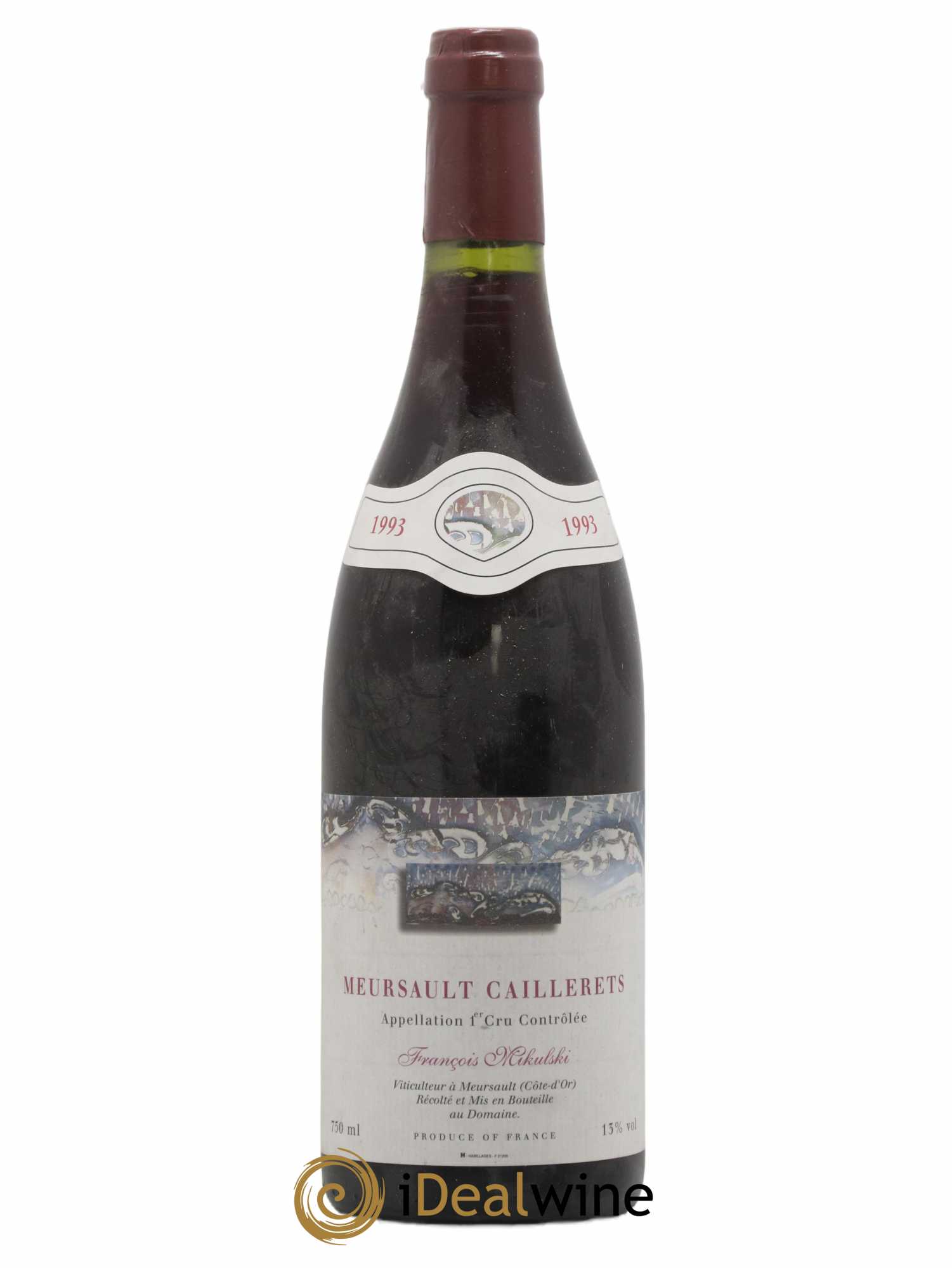 Meursault 1er Cru Caillerets François Mikulski 1993 - Lot de 1 bouteille - 0